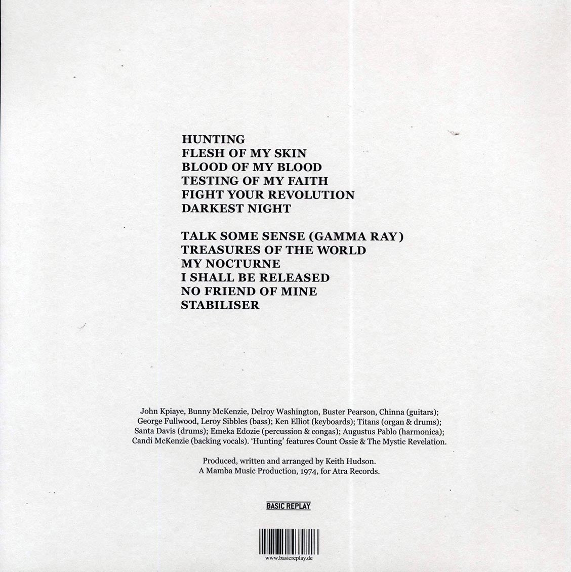 Keith Hudson - Flesh Of My Skin Blood Of My Blood
