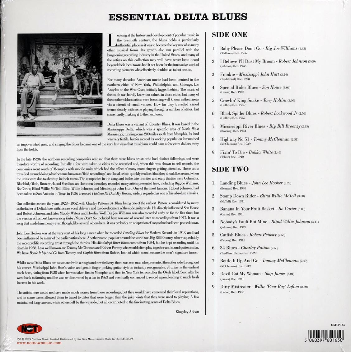 Robert Johnson, Big Joe Williams, Son House, Etc. - Essential Delta Blues (180g)