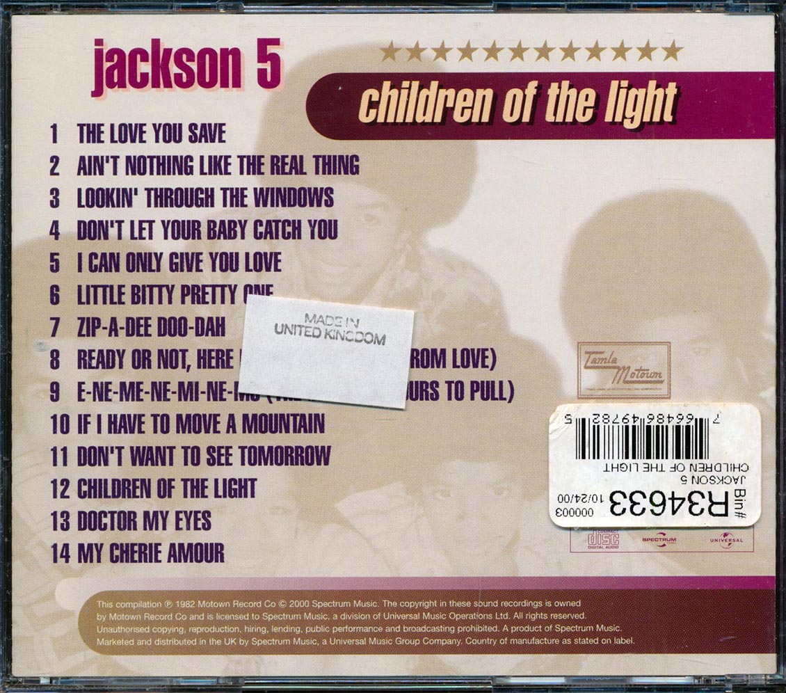 Jackson 5 - Children Of The Light