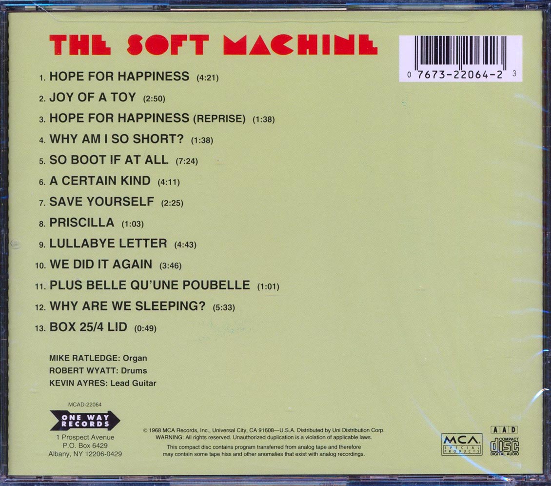 The Soft Machine - The Soft Machine