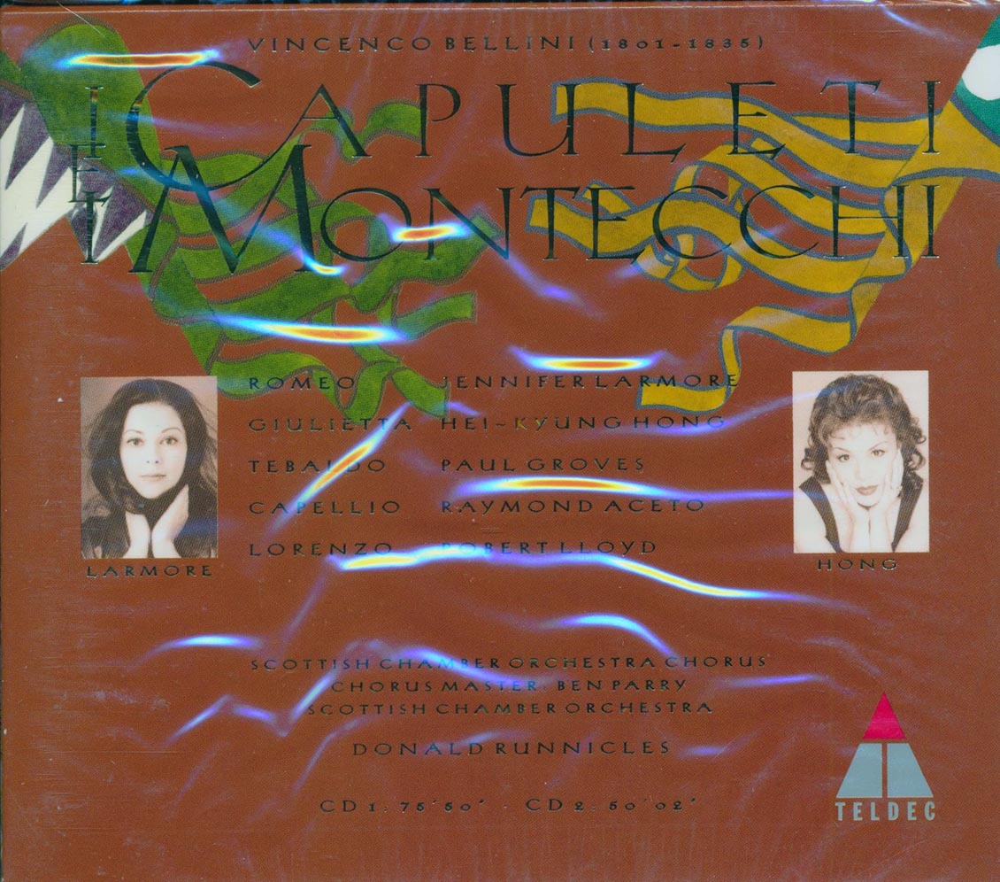 Bellini - Donald Runnicles, Jennifer Larmore, Hei-Kyung Hong, Scottish Chamber Orchestra: I Capuleti I Montecchi (2xCD) (box set) (incl. large booklet)