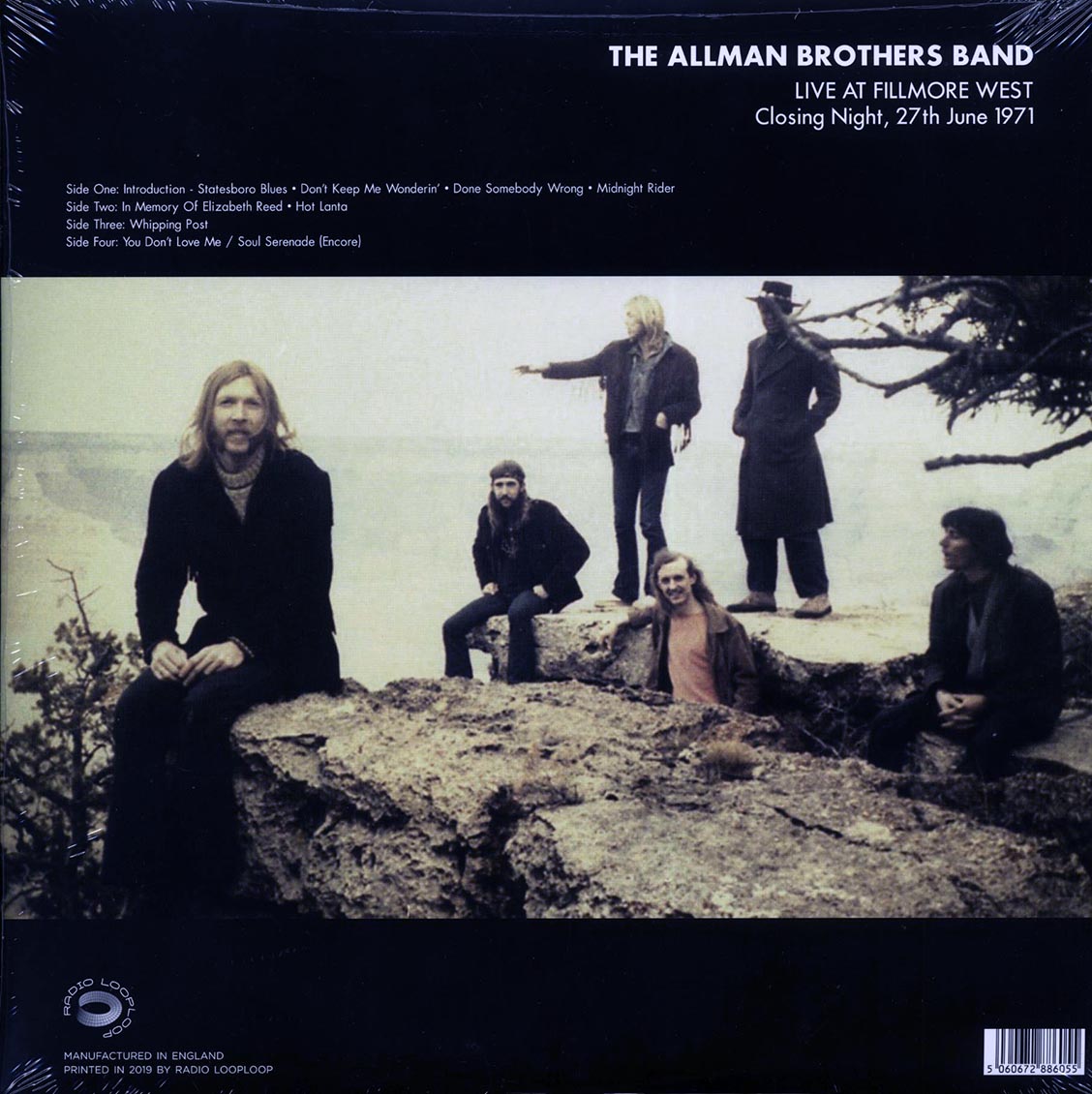 The Allman Brothers Band - Live At Fillmore West, Closing Night, 27th June, 1971 (2xLP)
