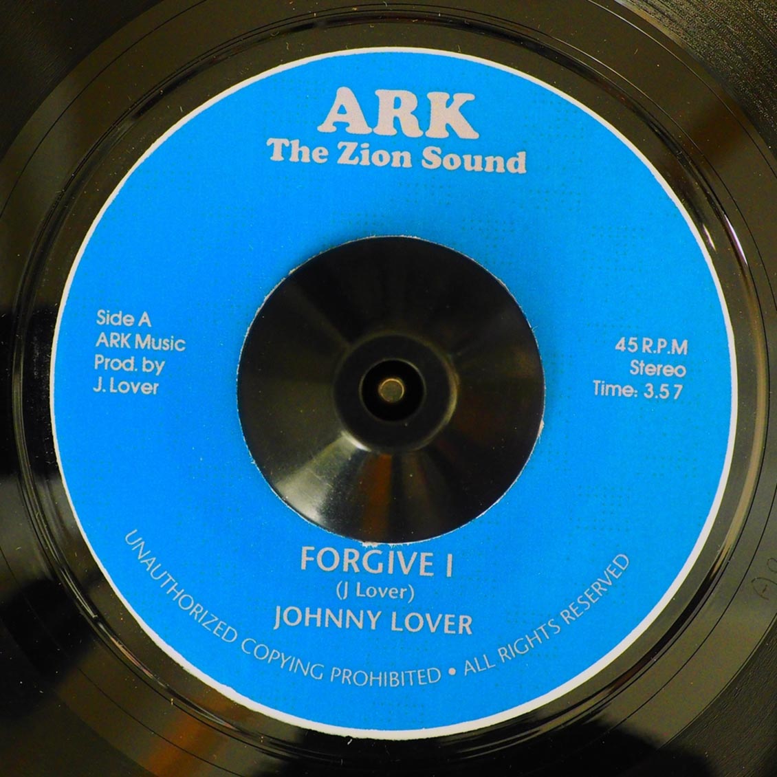 Johnny Lover - Forgive I / Ark Riders - Forgiven
