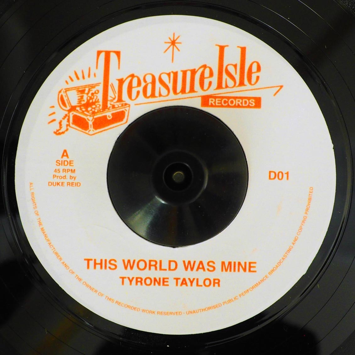 Tyrone Taylor - This World Was Mine / Supersonics - Baba Explosion