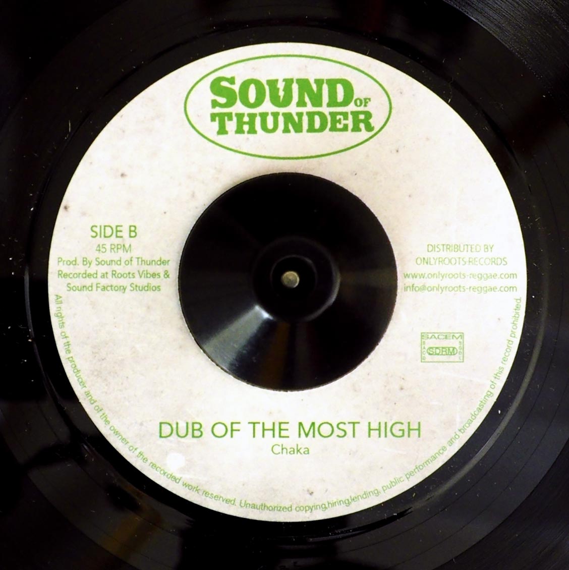 Earl Sixteen & The Sons Of Africa - Children Of The Most High / Chaka - Dub Of The Most High