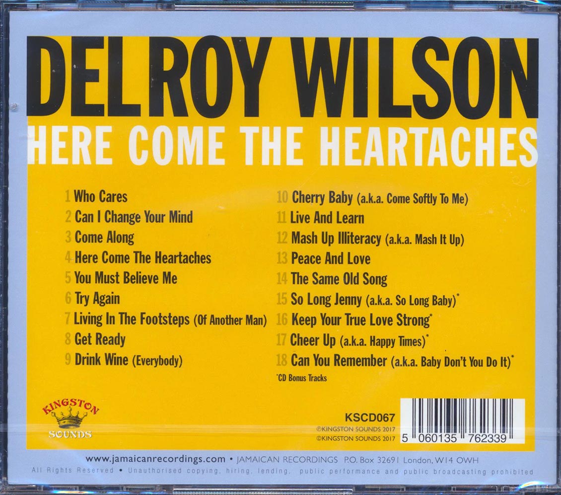 Delroy Wilson - Here Comes The Heartaches