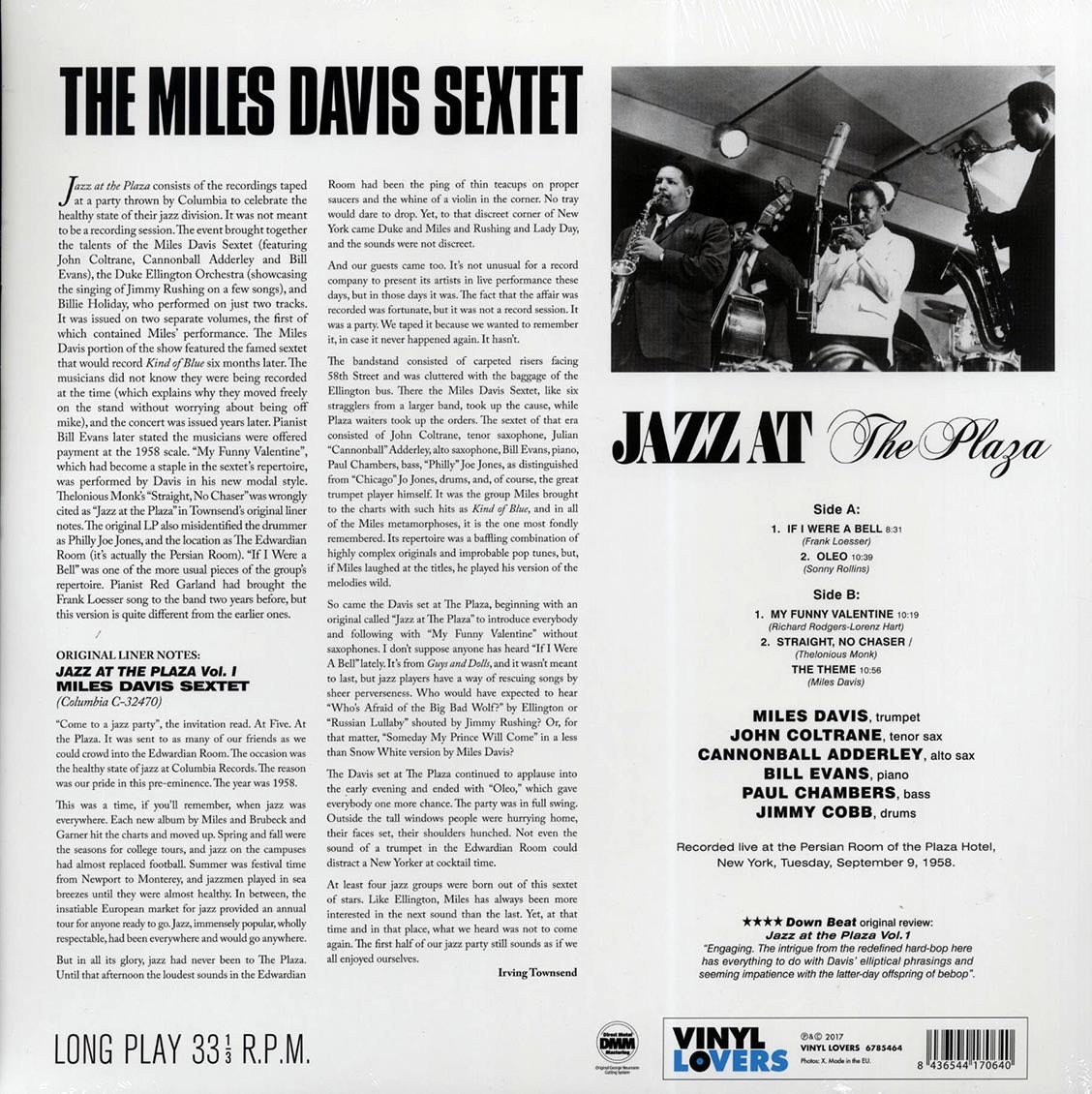 The Miles Davis Sextet - Jazz At The Plaza (DMM) (ltd. ed.) (High-Def VV) (remastered)