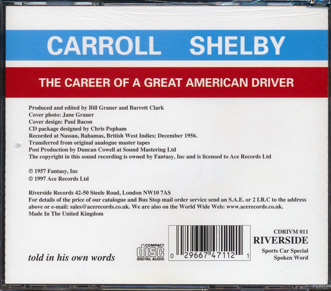 Carroll Shelby - The Career Of A Great American Driver (remastered)