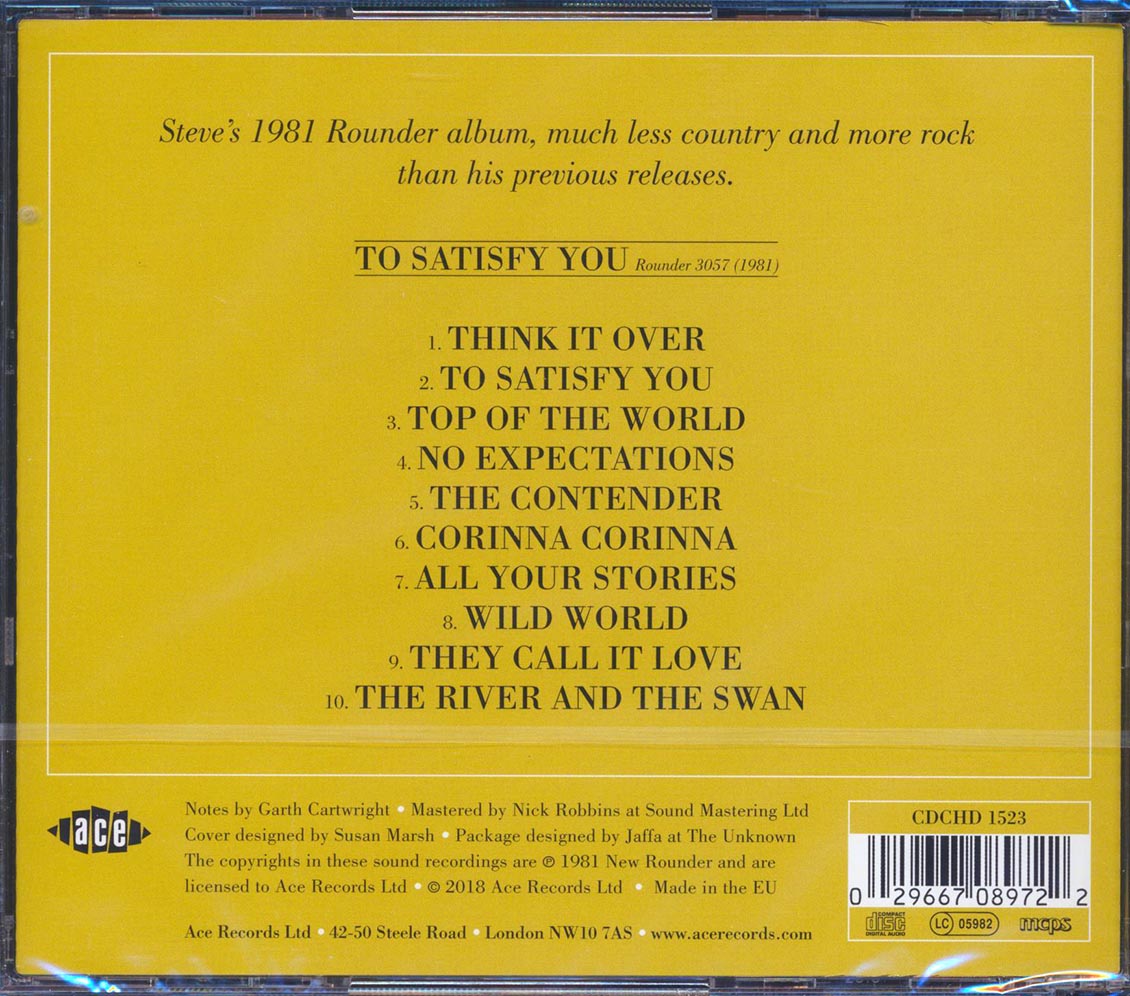 Steve Young - To Satisfy You (remastered)