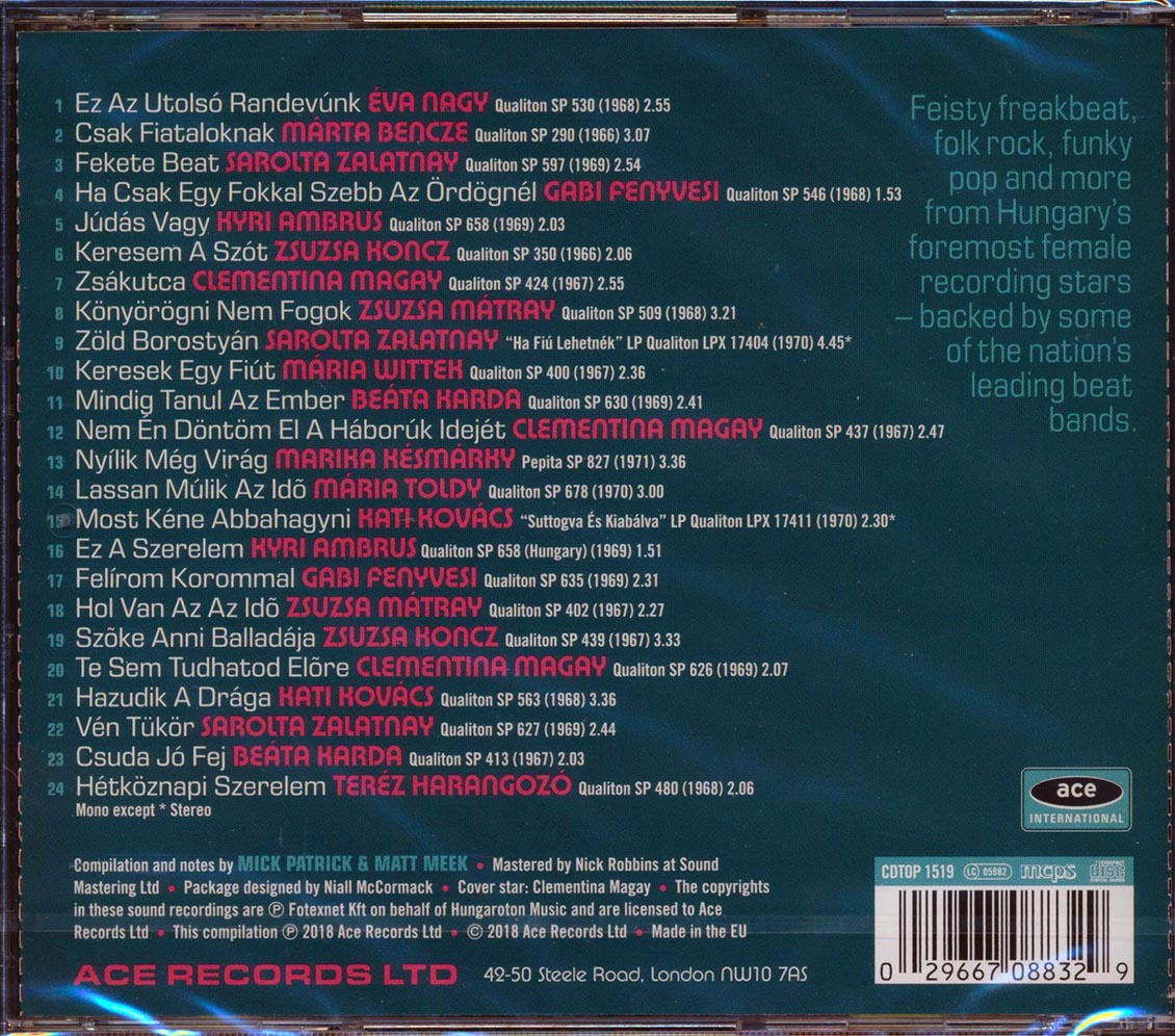 Eva Nagy, Zsuzsa Koncz, Beata Harda, Etc. - She Came From Hungary! 1960s Beat Girls From The Eastern Bloc (24 tracks) (incl. large booklet) (remastered)