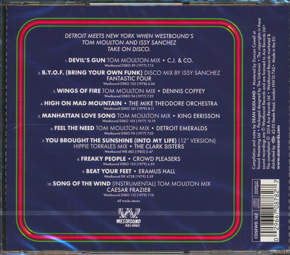 Tom Moulton, Issy Sanchez, The Detroit Emeralds, Etc, - Westbound Disco (remastered)