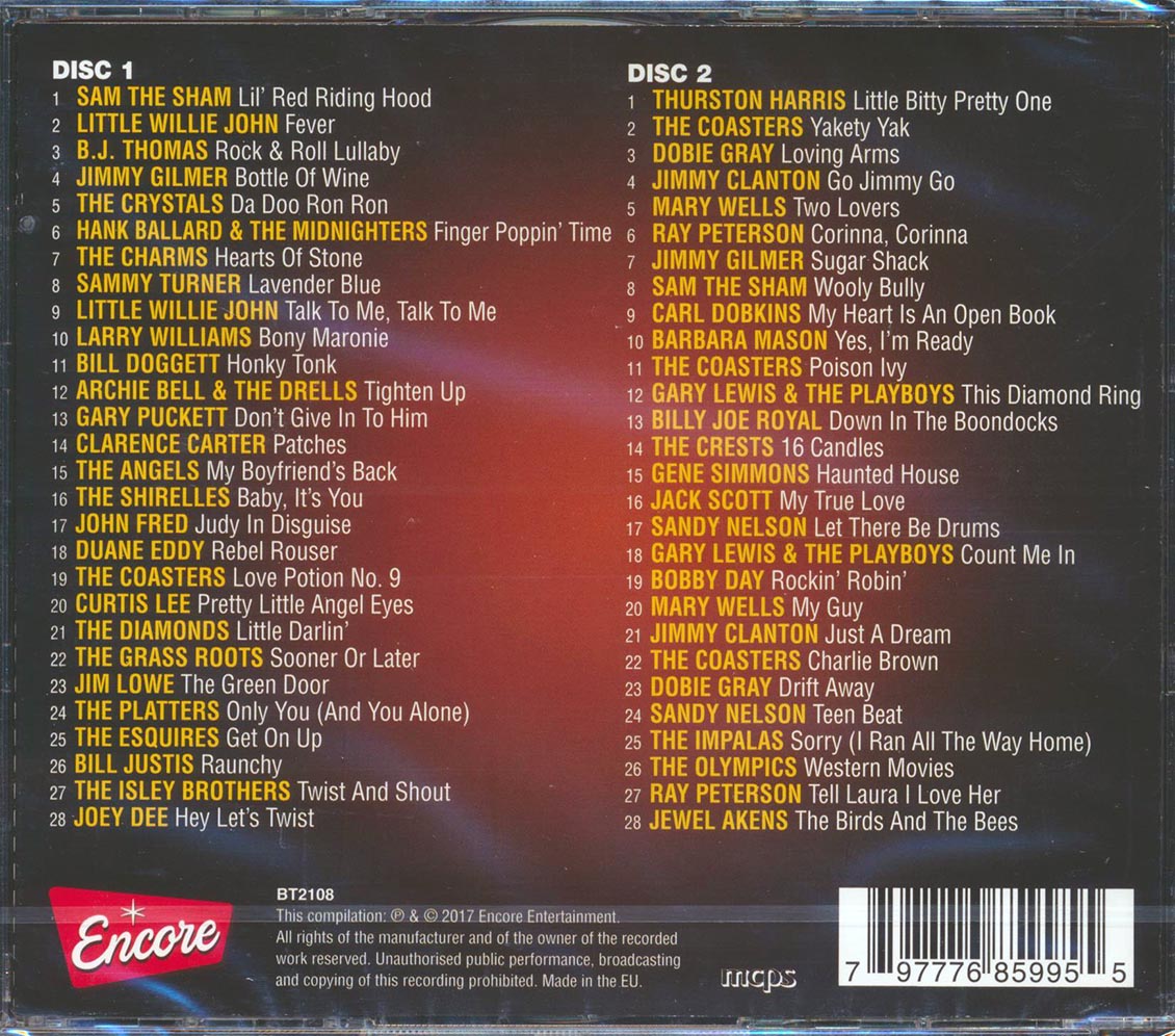 Sam The Sham, The Grass Roots, The Charms, Etc. - Good Old Rock 'N' Roll: 56 Great Hits (56 tracks) (2xCD) (remastered)