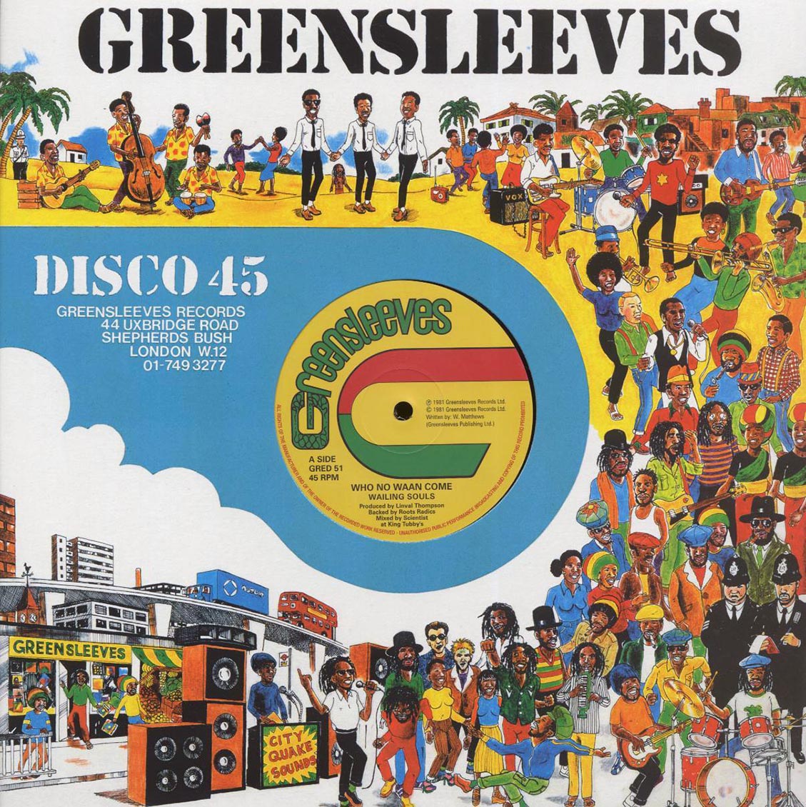 Wailing Souls - Who No Waan Come (Extended Mix) / Al Campbell - Unfaithful Children (Extended Mix)