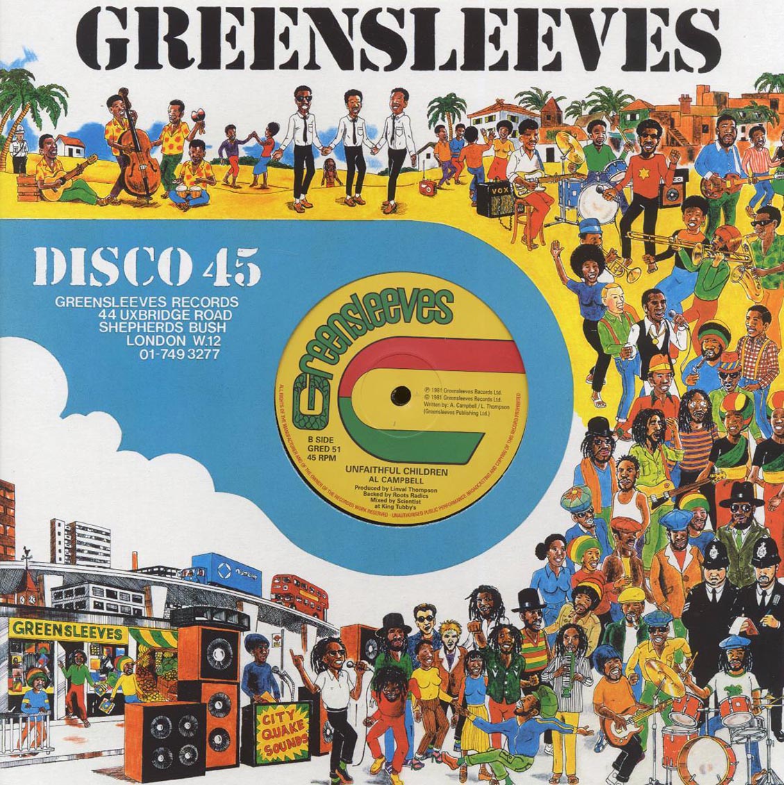 Wailing Souls - Who No Waan Come (Extended Mix) / Al Campbell - Unfaithful Children (Extended Mix)