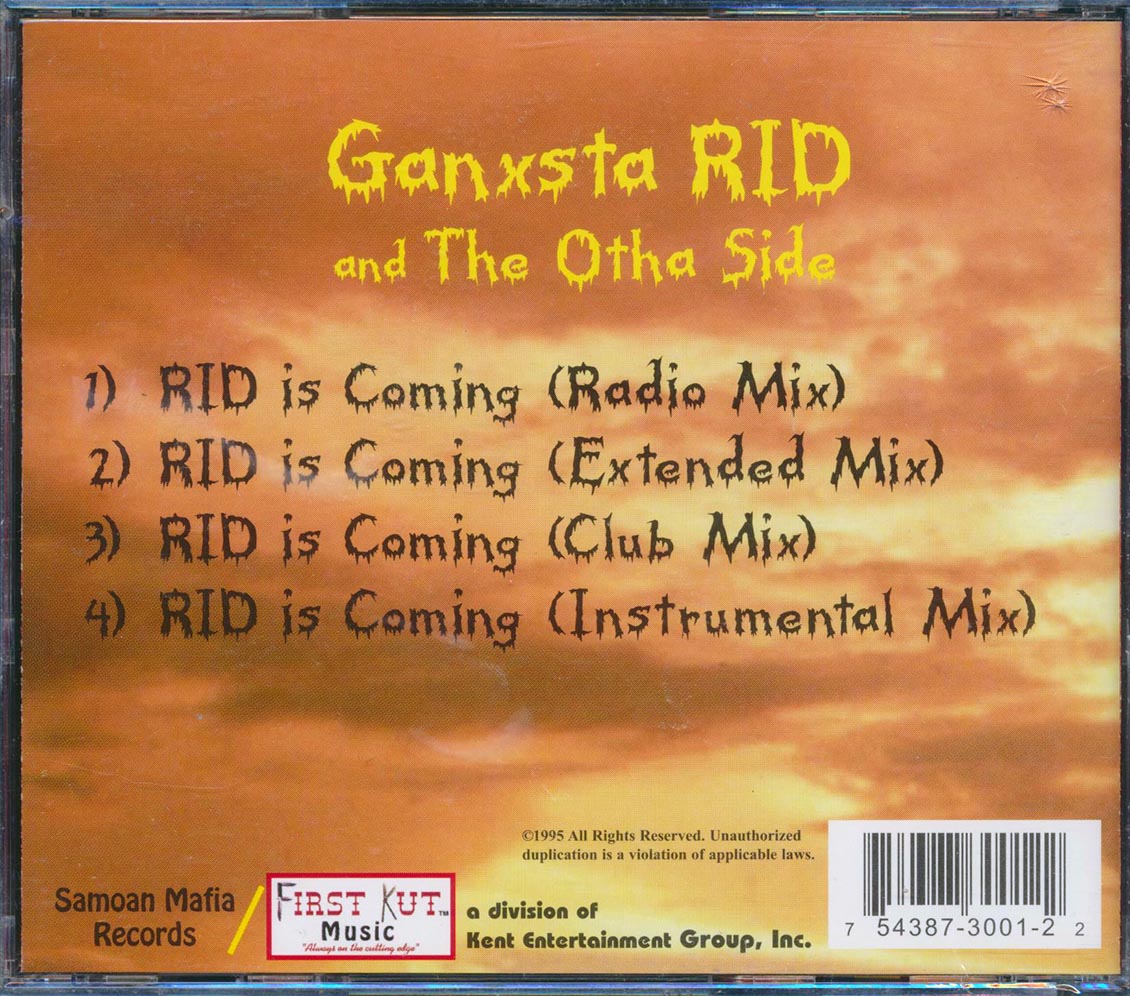 Ganxsta Rid & The Otha Side - Rid Is Coming (4 Tracks)