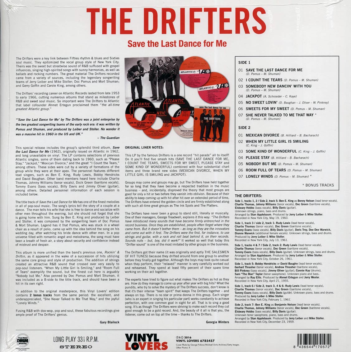The Drifters - Save The Last Dance For Me (DMM) (ltd. ed.) (180g)