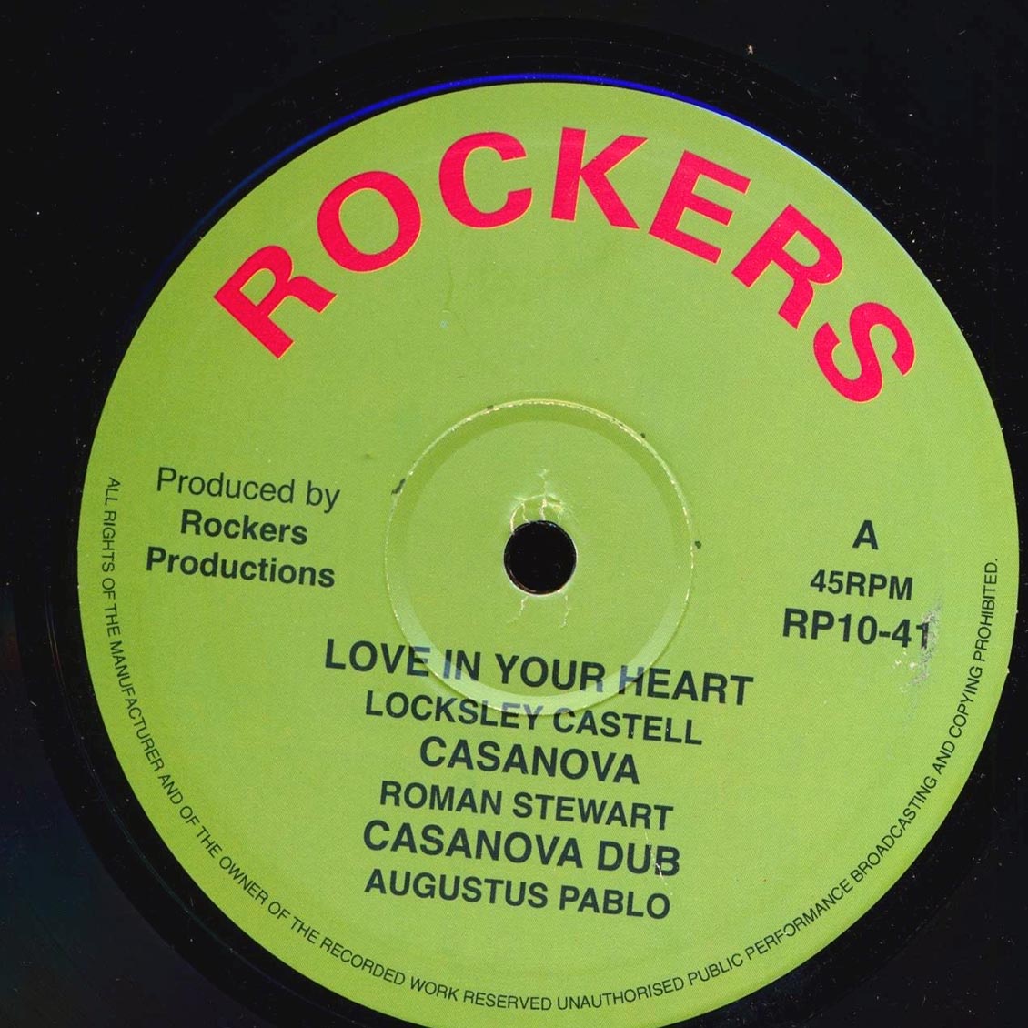 Lacksley Castell - Love In Your Heart (Extended Mix); Roman Stewart - Casanova; Dub / Prince Mohammed - Casanova Ride; Dub Casanova (rhythm: "Dennis Brown - Children Of Israel")