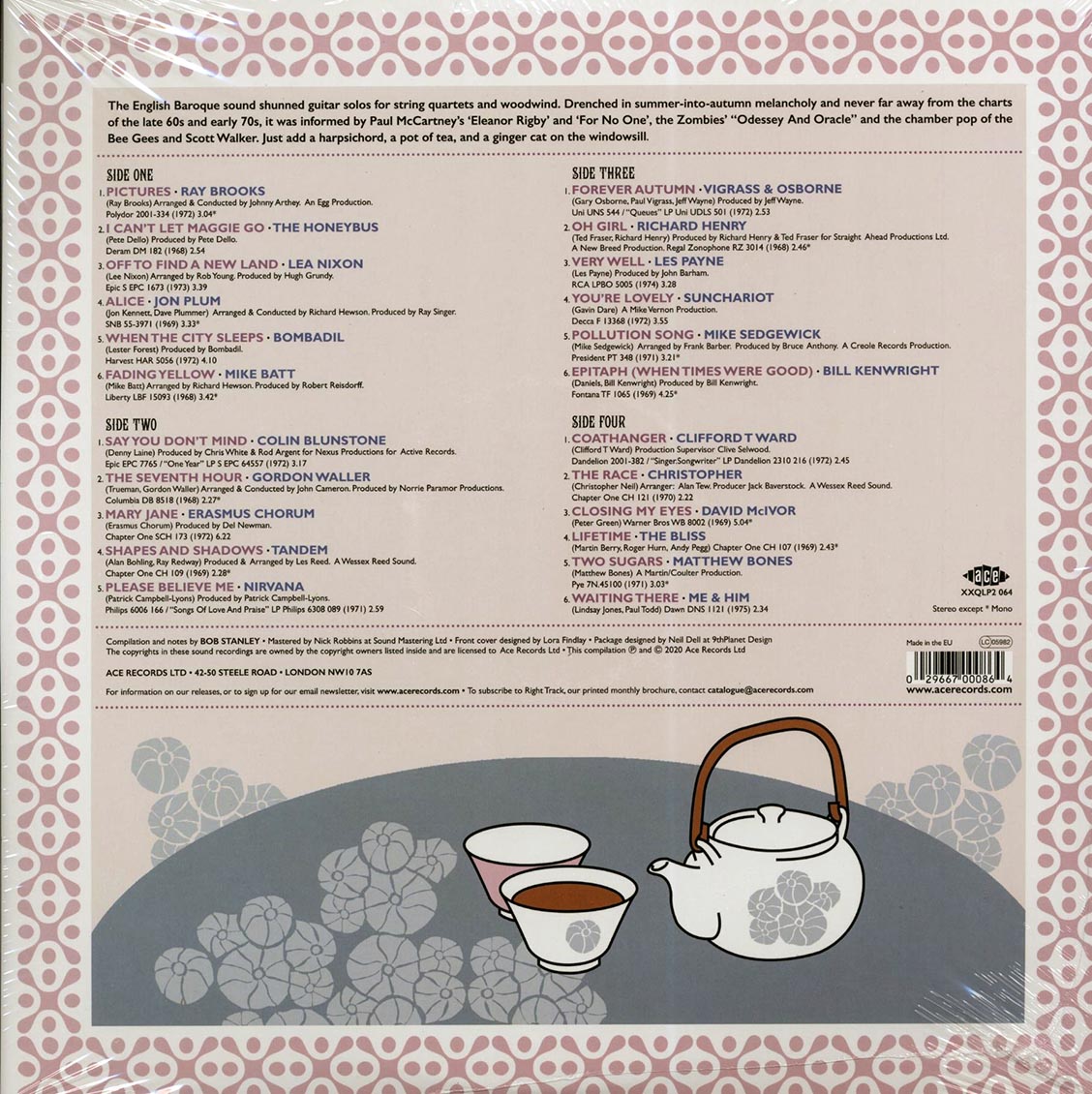 Various - Tea & Symphony: The English Baroque Sound 1968-1974 (2xLP) (180g) (colored vinyl)