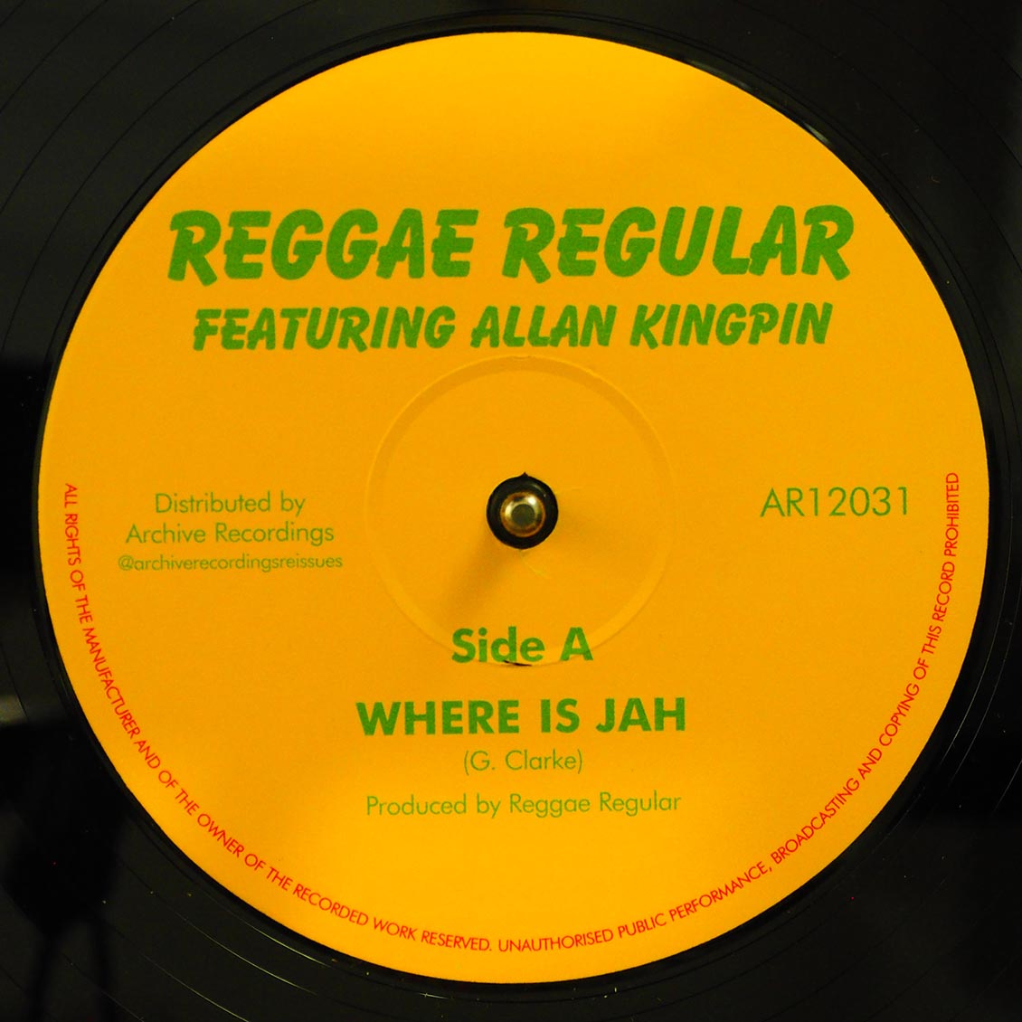 Reggae Regular - Where Is Jah (Extended Mix) / Reggae Regular - Black Star Liner (Extended Mix)