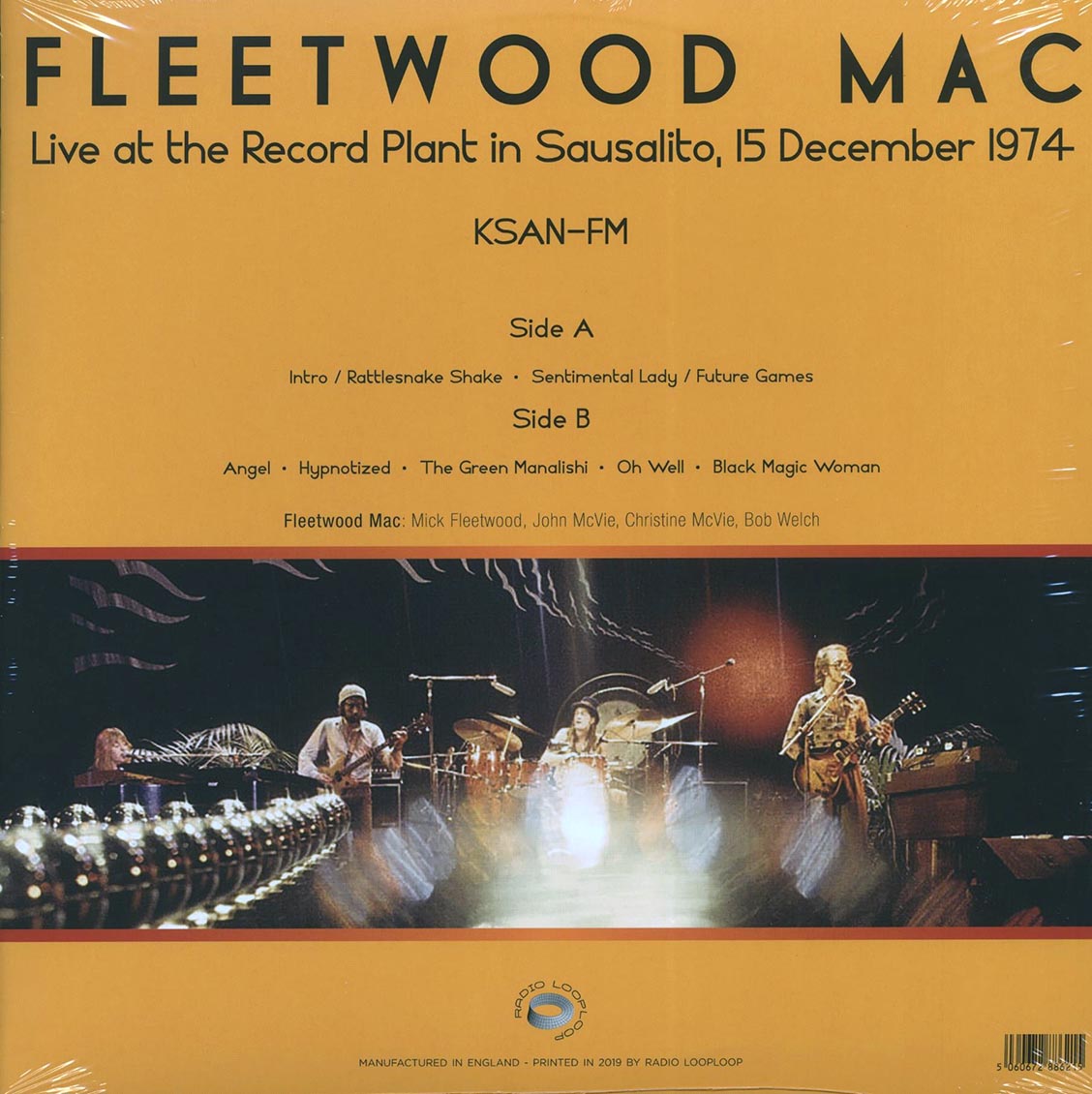 Fleetwood Mac - Live At The Record Plant, Sausalito, 15 December 1974