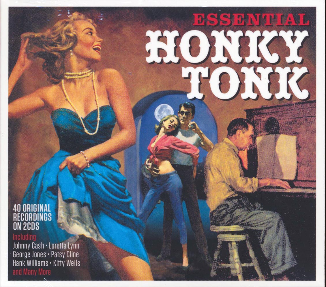 Johnny Cash, George Jones, Loretta Lynn, Patsy Cline, Etc. - Essential Honky Tonk (40 tracks) (2xCD)