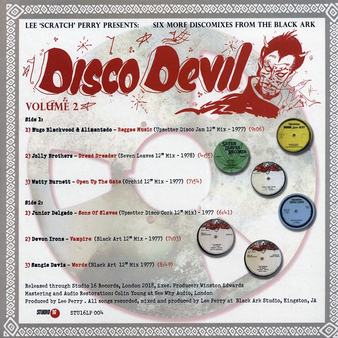 Lee Perry - Disco Devil Volume 2: Six More Classic Discomixes From The Black Ark Studio 1977-78