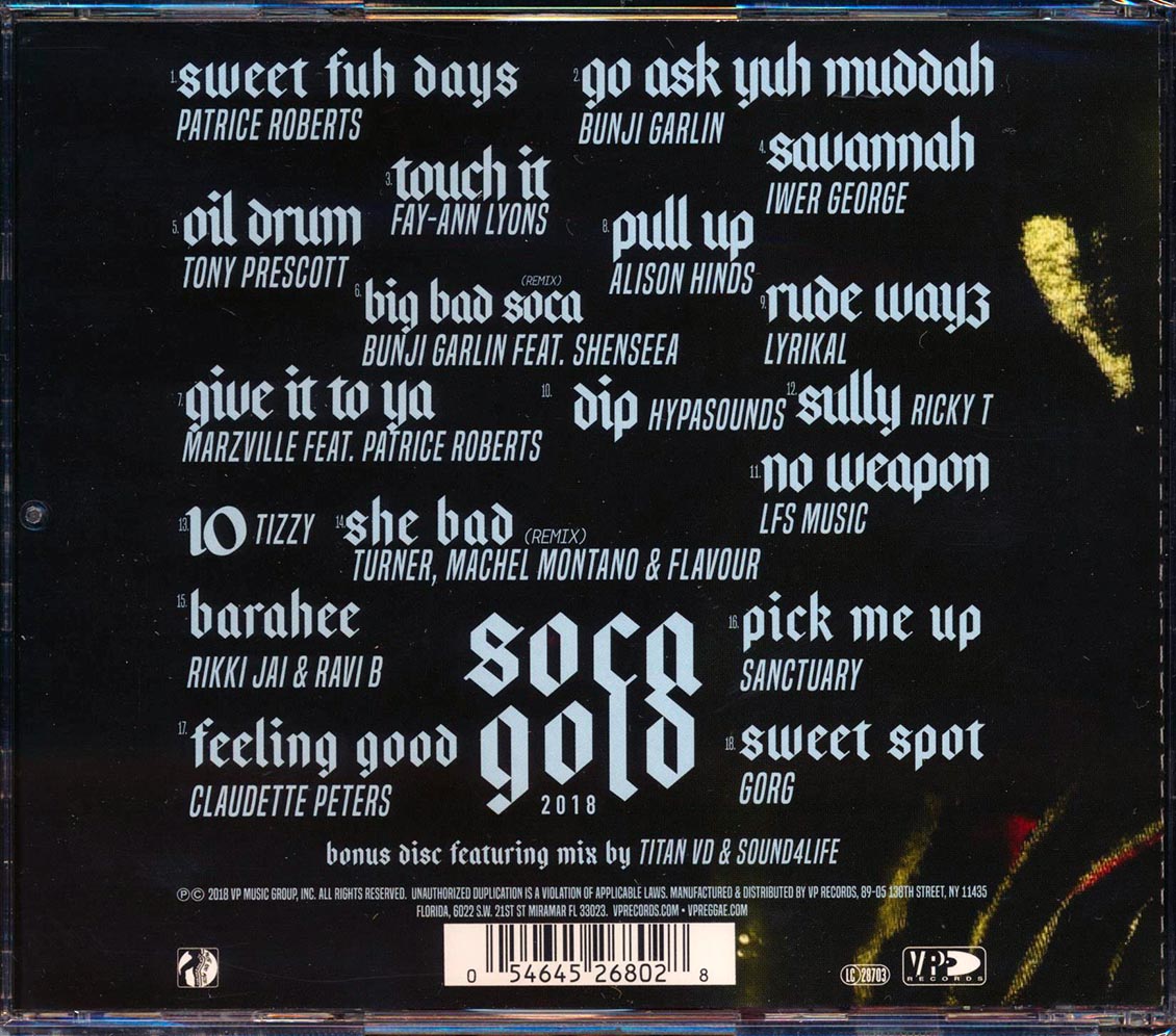 Various - Soca Gold 2018