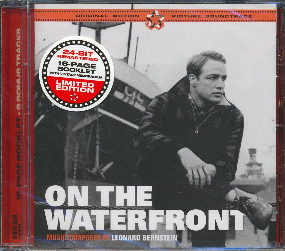 Leonard Bernstein - On The Waterfront Original Motion Picture Soundtrack (30 tracks) (+ 7 bonus tracks) (ltd. ed.) (incl. 16-page booklet) (remastered) (24-bit mastering)