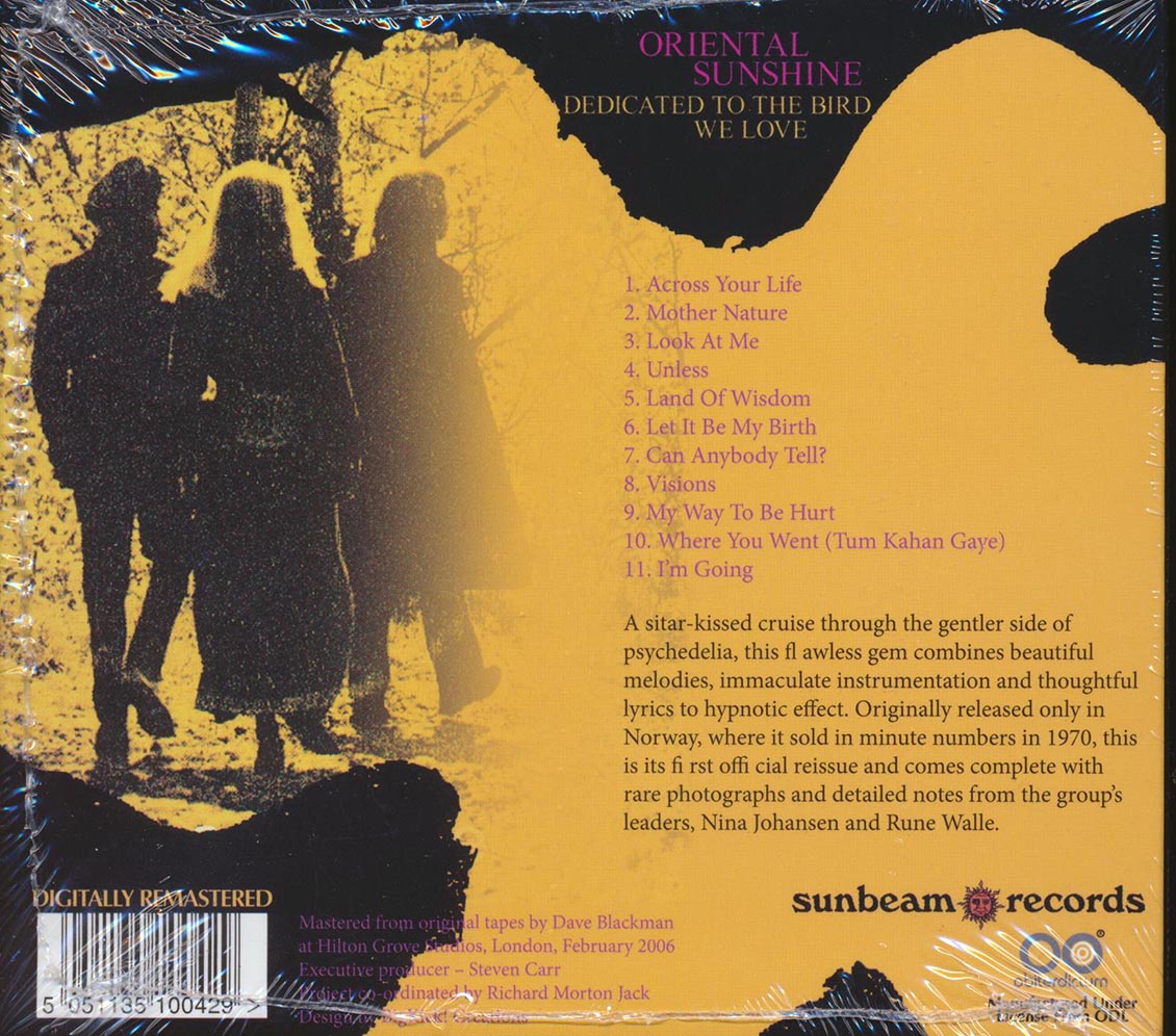 Oriental Sunshine - Dedicated To The Bird We Love (incl. large booklet) (remastered)