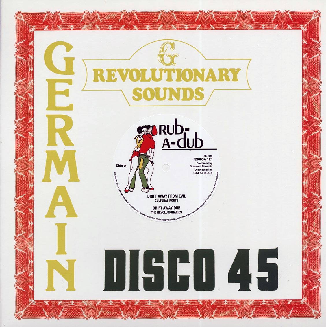 Cultural Roots - Drift Away From Evil; Cultural Roots - Drift Away From Evil (Dubplate Mix) / Revolutionaries - Drift Away Dub; Revolutionaries - Drift Away Dubwize Mix