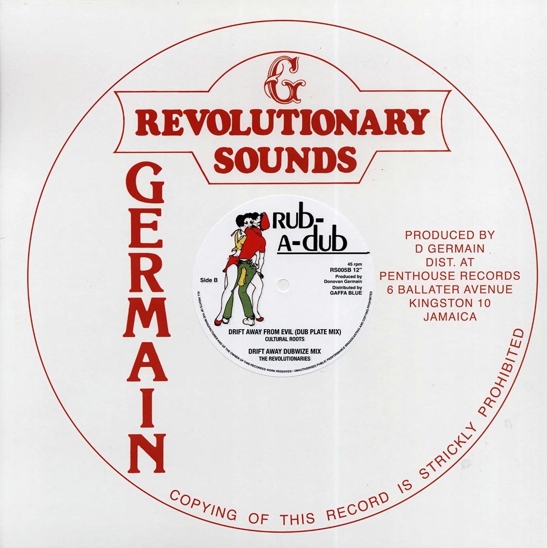 Cultural Roots - Drift Away From Evil; Cultural Roots - Drift Away From Evil (Dubplate Mix) / Revolutionaries - Drift Away Dub; Revolutionaries - Drift Away Dubwize Mix