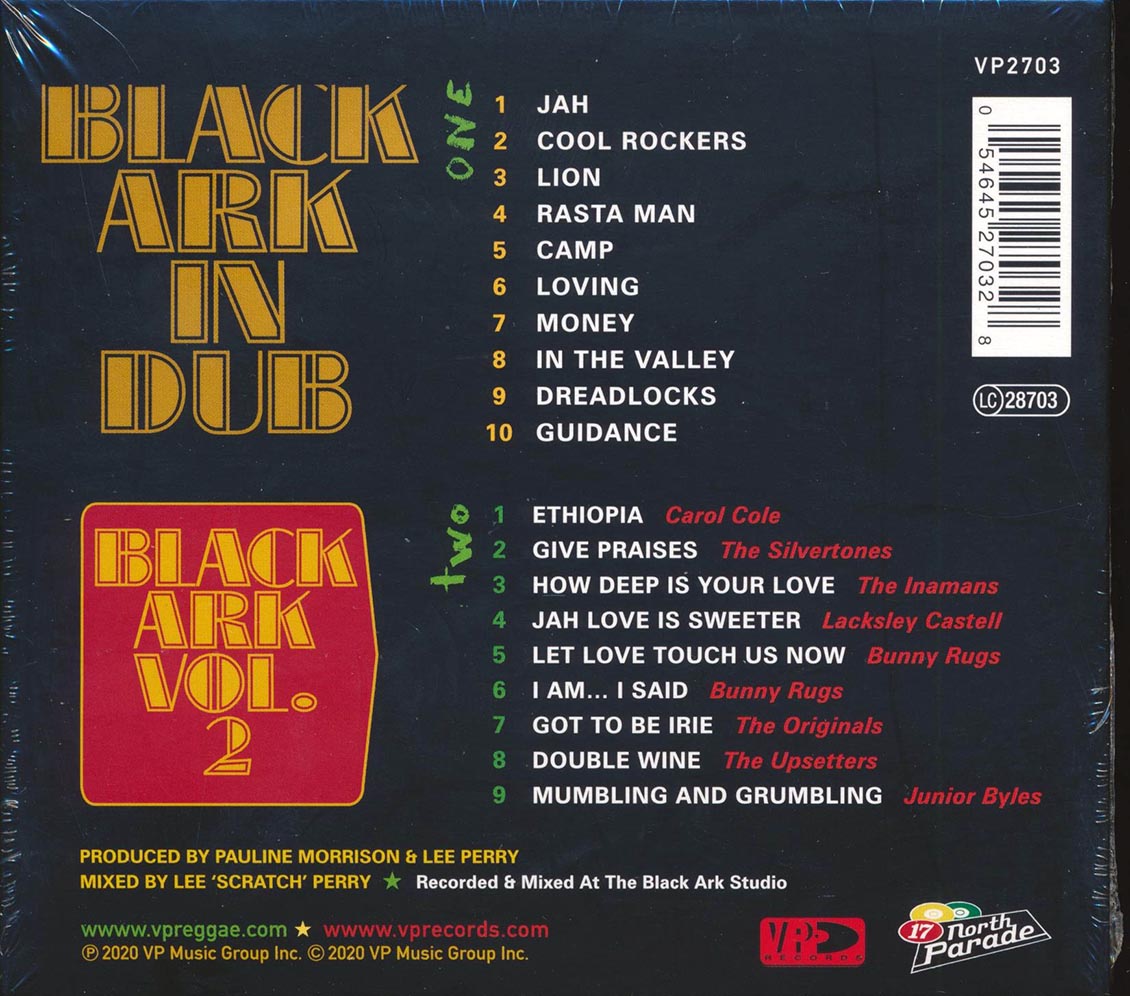 Lee Perry, Lacksley Castell, The Upsetters, Etc. - Black Ark In Dub + Black Ark Volume 2 (2 albums on 2 CDs) (2xCD) (deluxe 3-fold digipak)