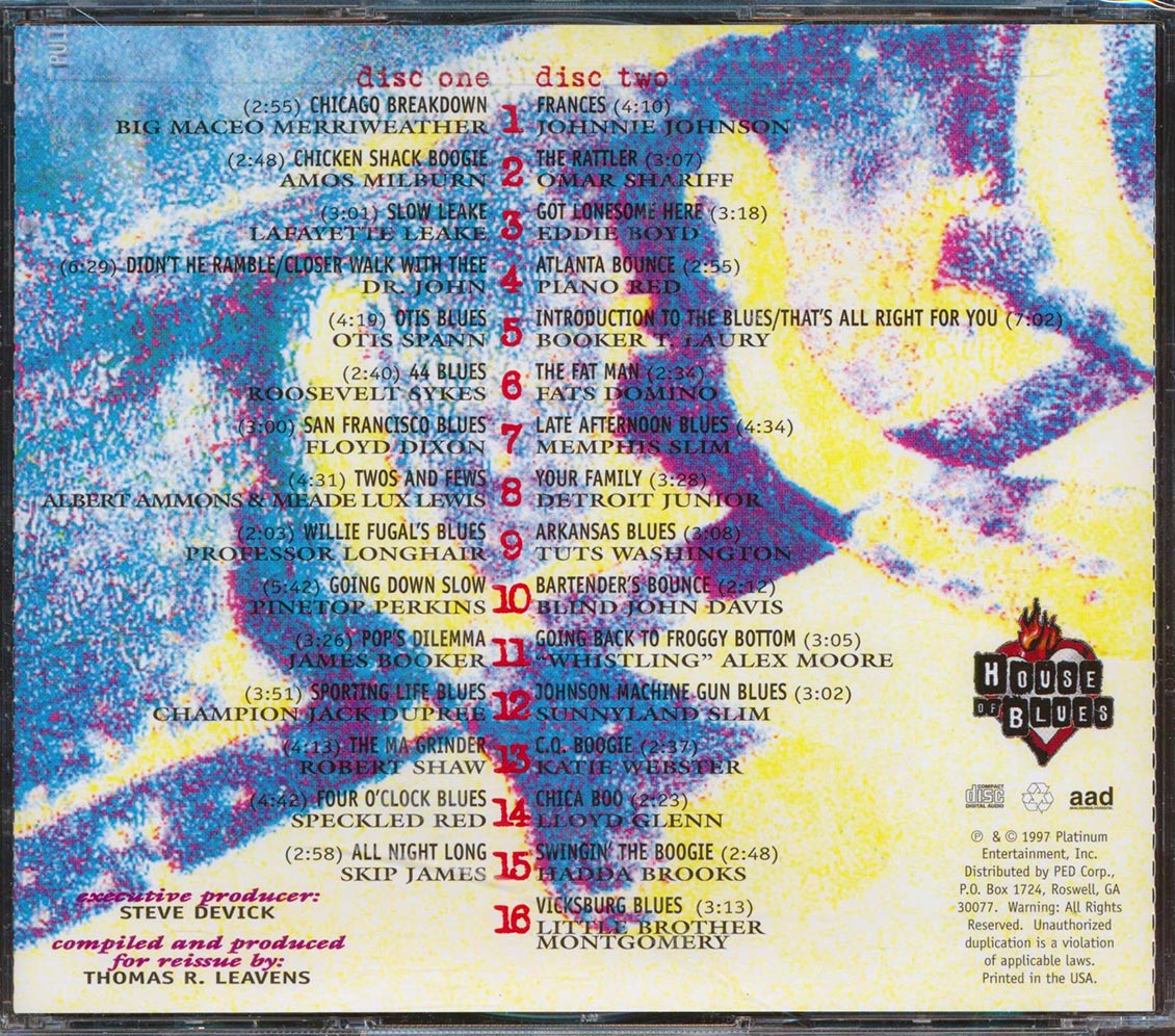 Floyd Dixon, Skip James, Amos Milburn, Etc. - Essantial Blues Piano (31 tracks) (2xCD)