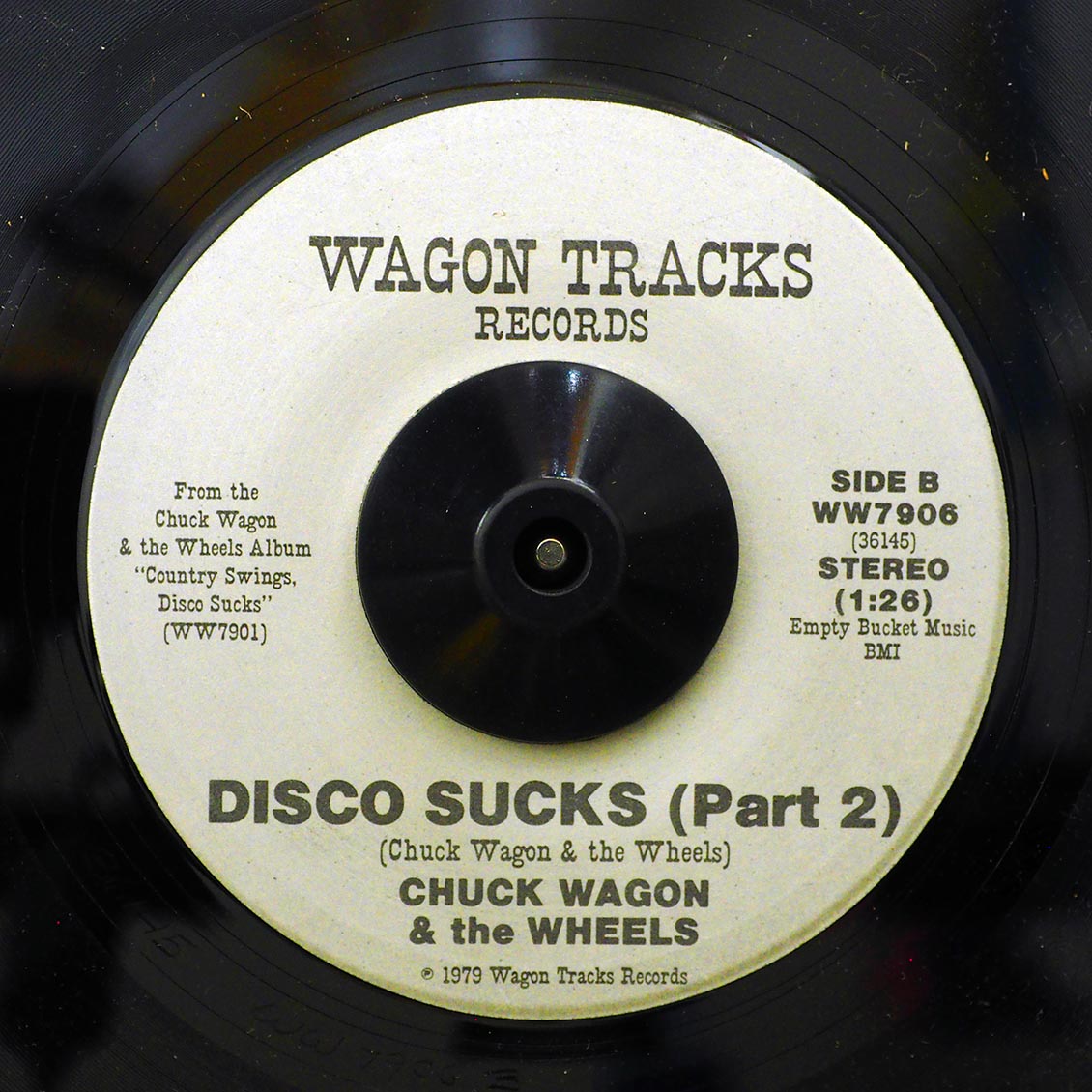 Chuck Wagon & The Wheels - Disco Sucks (Part 1) / Chuck Wagon & The Wheels - Disco Sucks (Part 2) (orig. press)
