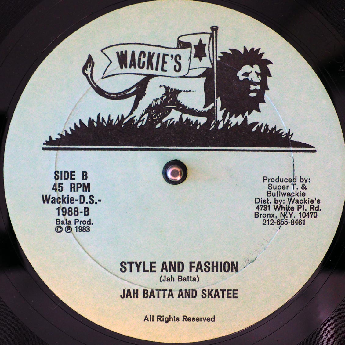 Super T - West Bound Train / Jah Batta, Skatee - Style & Fashion (orig. press)