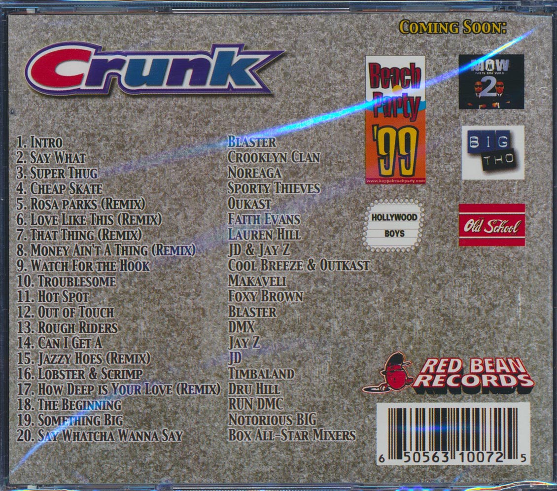 The Notorious BIG, Jay-Z, Lauryn Hill, Rim DMC, Outkast, Etc. - Crunk The Mix: Featuring Dee Jam Blaster (20 tracks)