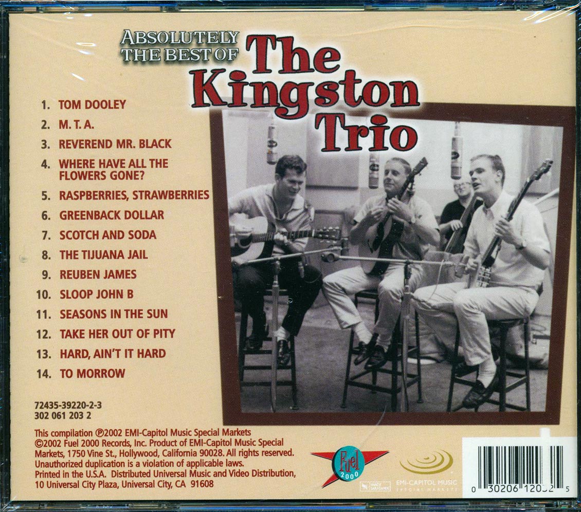 The Kingston Trio - Absolutely The Best Of The Kingston Trio (marked/ltd stock)