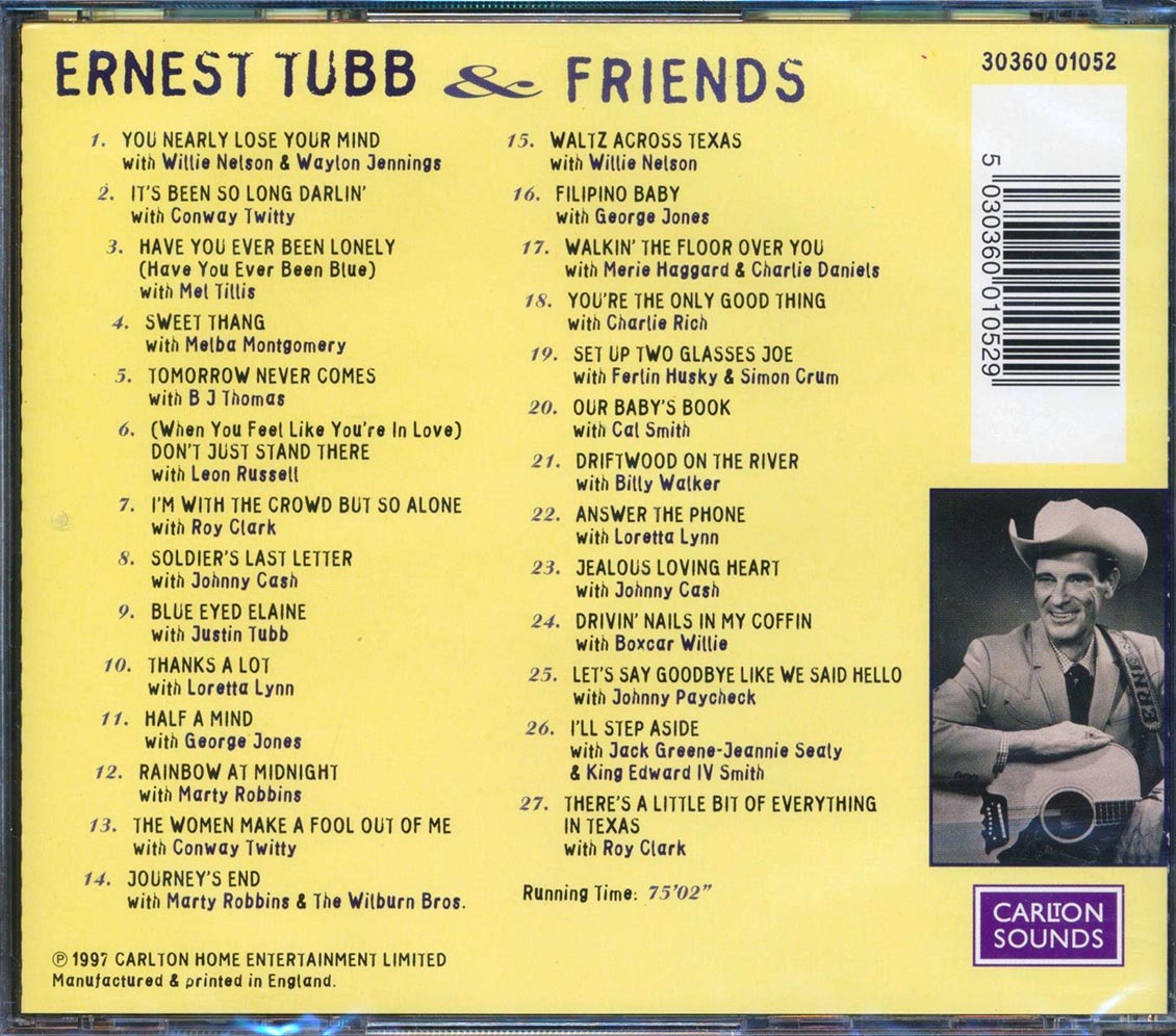 Ernest Tubb & Friends - Stars Over Tears (27 tracks) (incl. large booklet)
