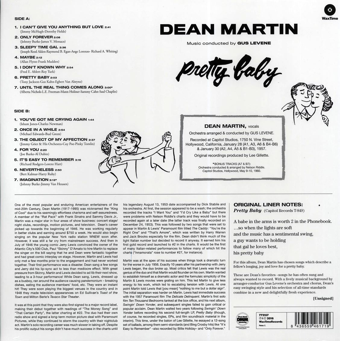 Dean Martin - Pretty Baby (+2 bonus tracks) (ltd. ed.) (180g)