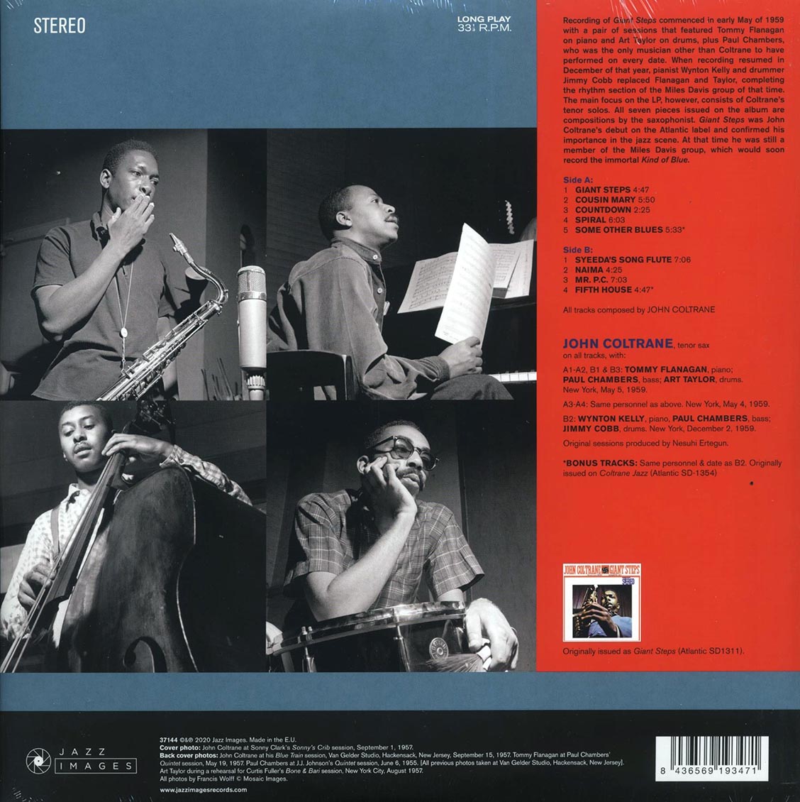John Coltrane - Giant Steps (+2 bonus tracks) (ltd. ed.) (180g)
