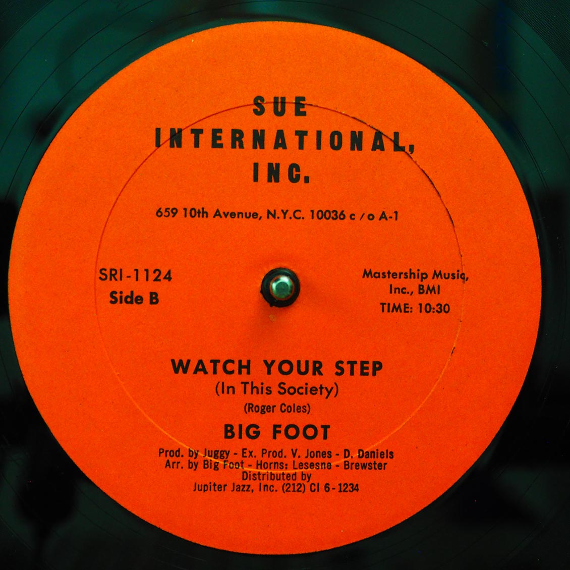Big Foot - Apologize (For Taking You For Granted) / Big Foot - Watch Your Step (In This Society) (orig. press)