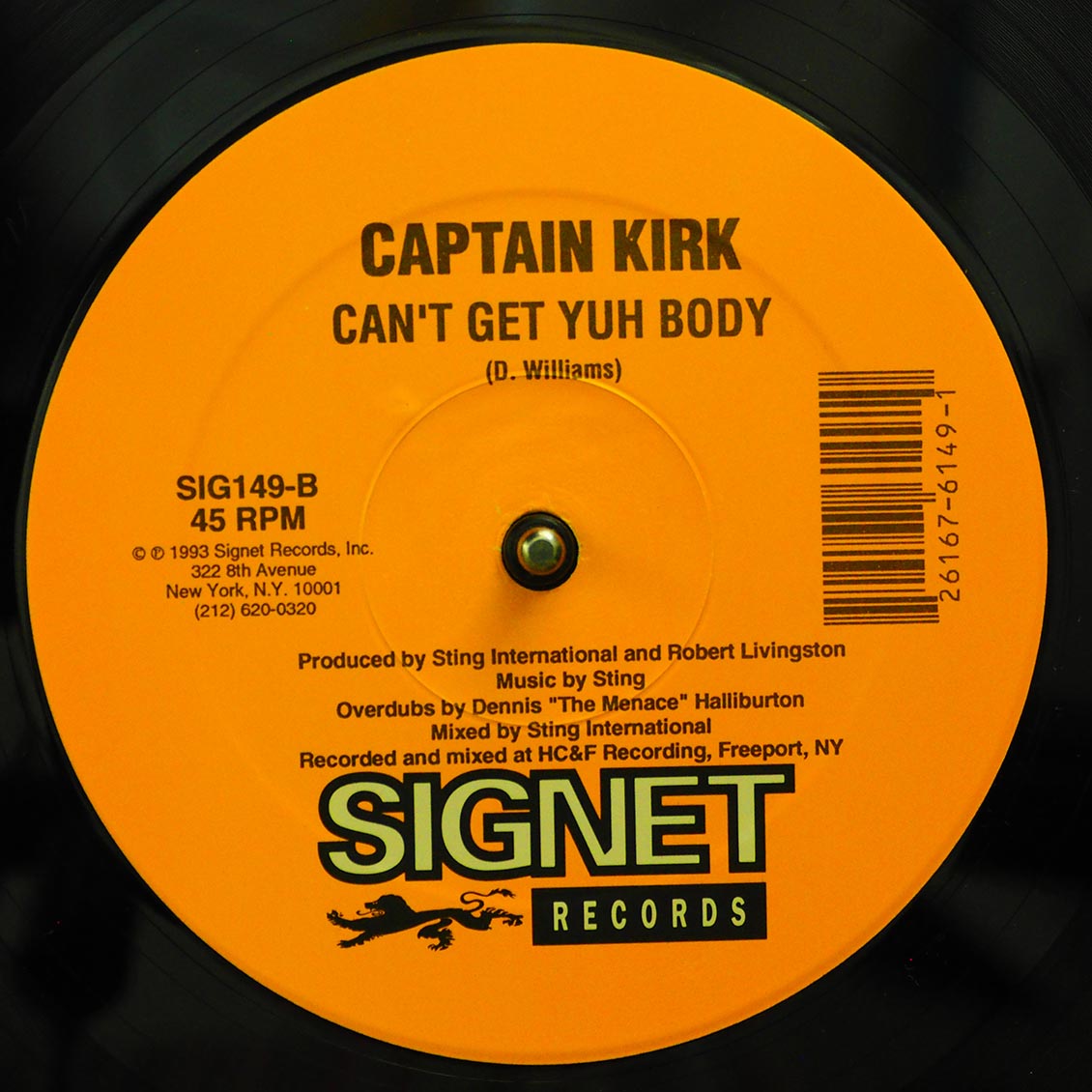 Captain Kirk - Goody Punny / Captain Kirk - Can't Get Yuh Body (orig. press)