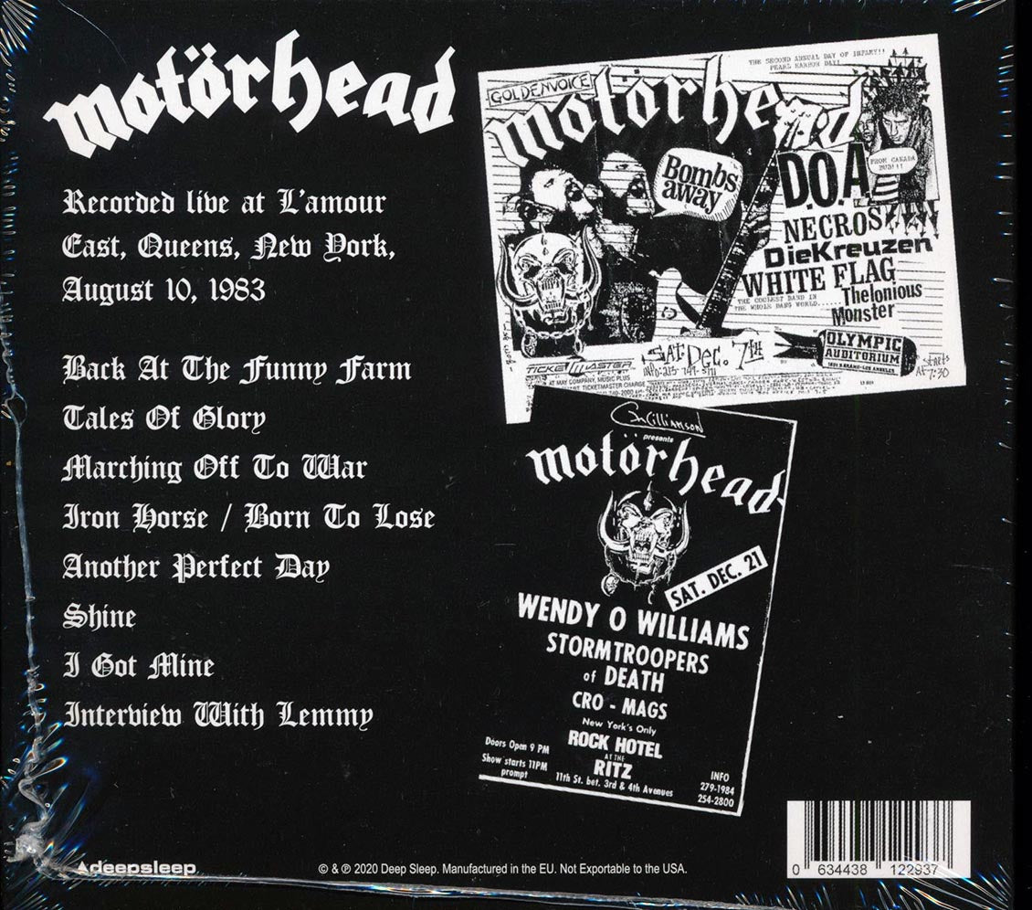 Motorhead - Tales Of Glory: Live At L'amour, New York, August 10th, 1983 FM Broadcast (ltd. ed.)