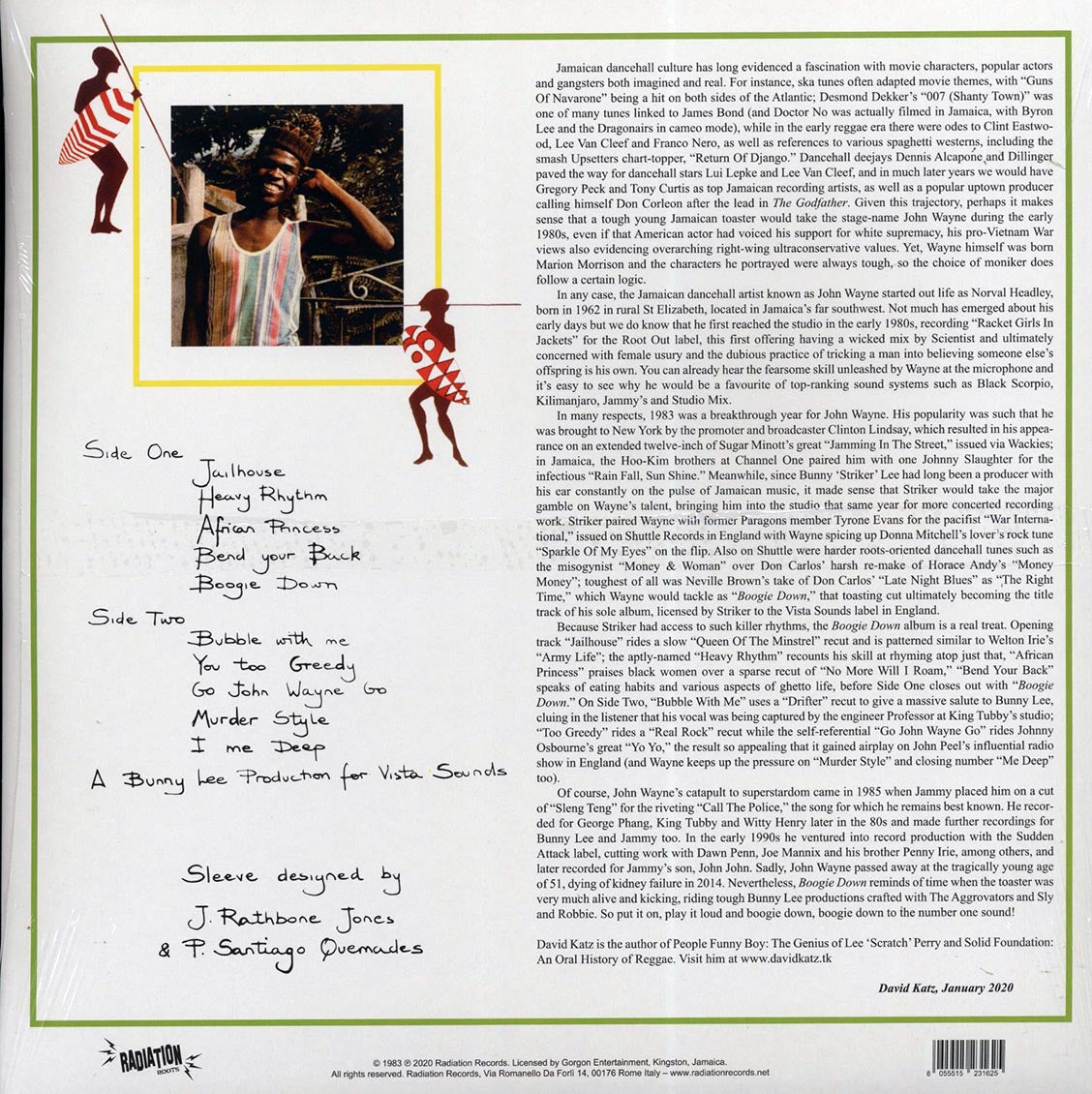 John Wayne - Boogie Down With Sly & Robbie & The Aggrovators