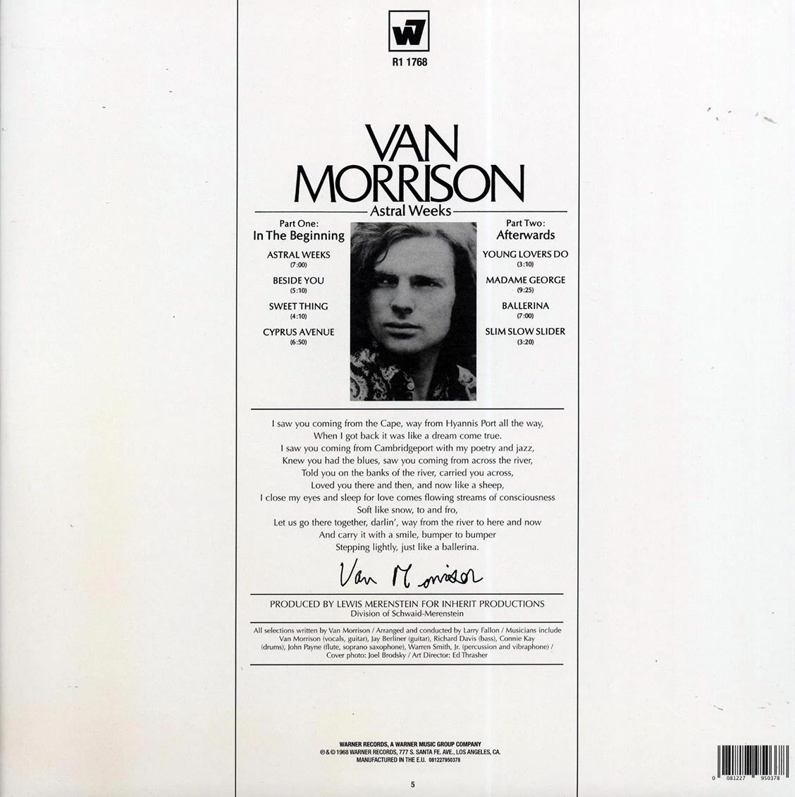 Van Morrison - Astral Weeks (180g)