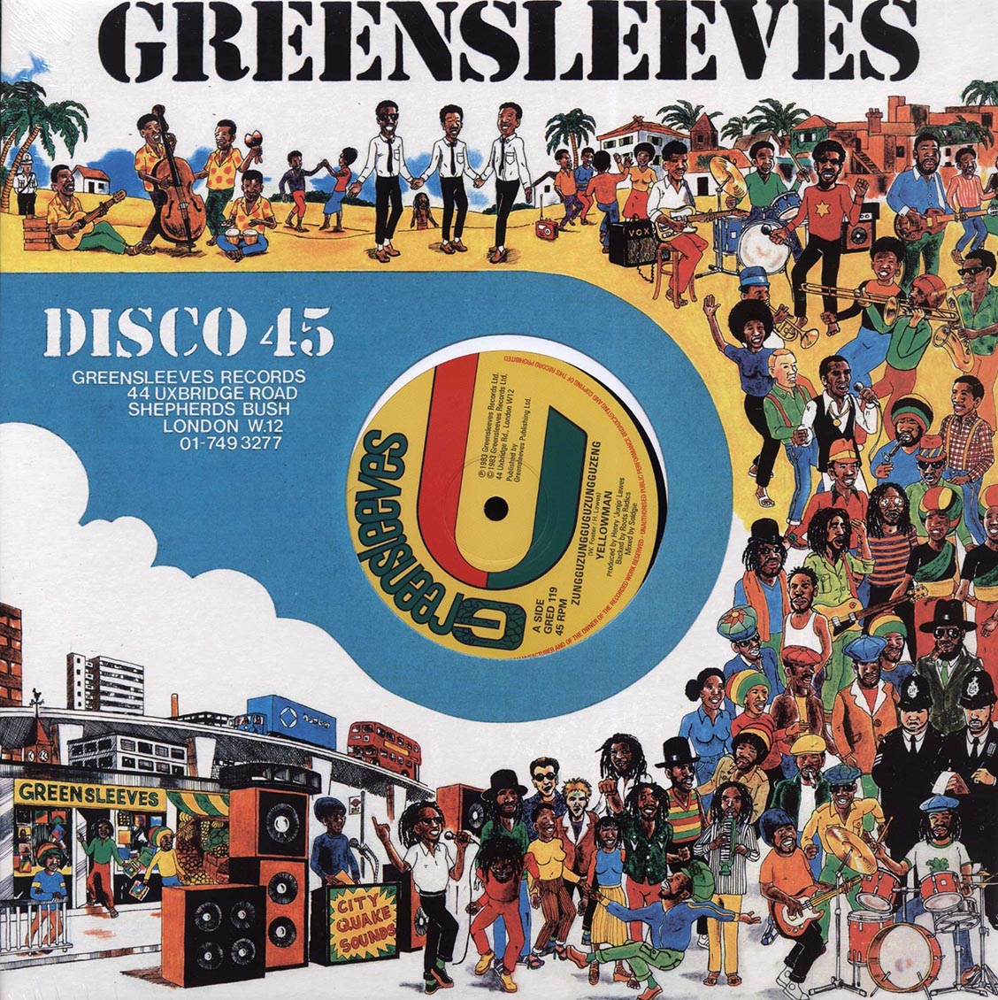Yellowman - Zungguzungguguzungguzeng (Extended Mix) / Yellowman - Who Can Make The Dance Ram (Extended Mix) (rhythm: "Diseases AKA Golden Hen")