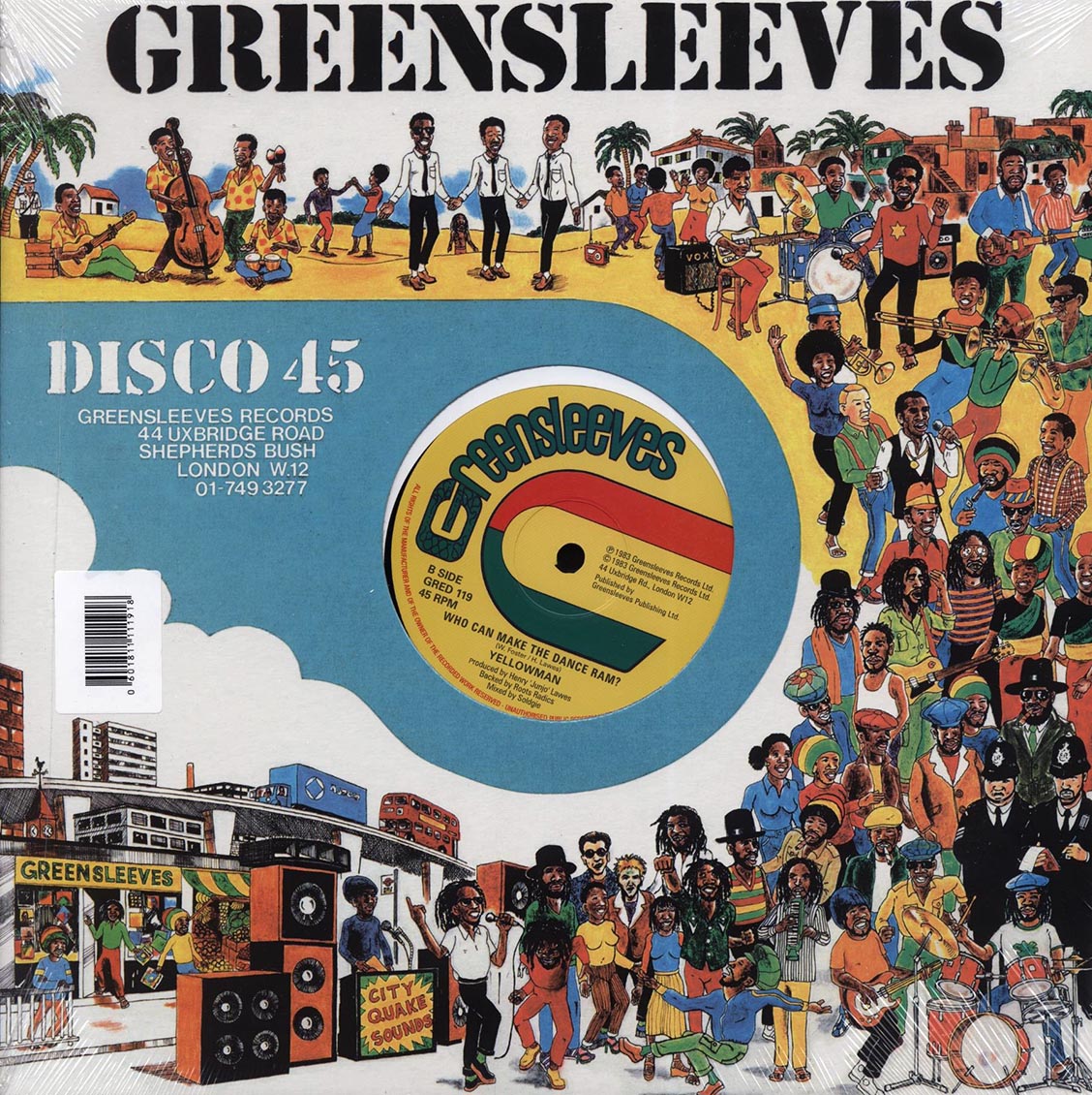Yellowman - Zungguzungguguzungguzeng (Extended Mix) / Yellowman - Who Can Make The Dance Ram (Extended Mix) (rhythm: "Diseases AKA Golden Hen")