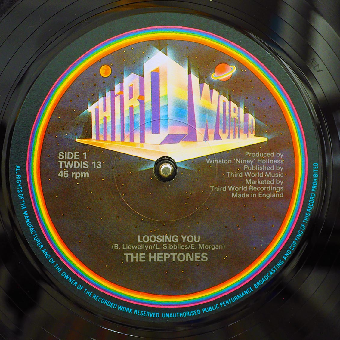 The Heptones - Losing You (Extended Mix) / The Heptones - Mount Zion (Extended Mix) (orig. press)