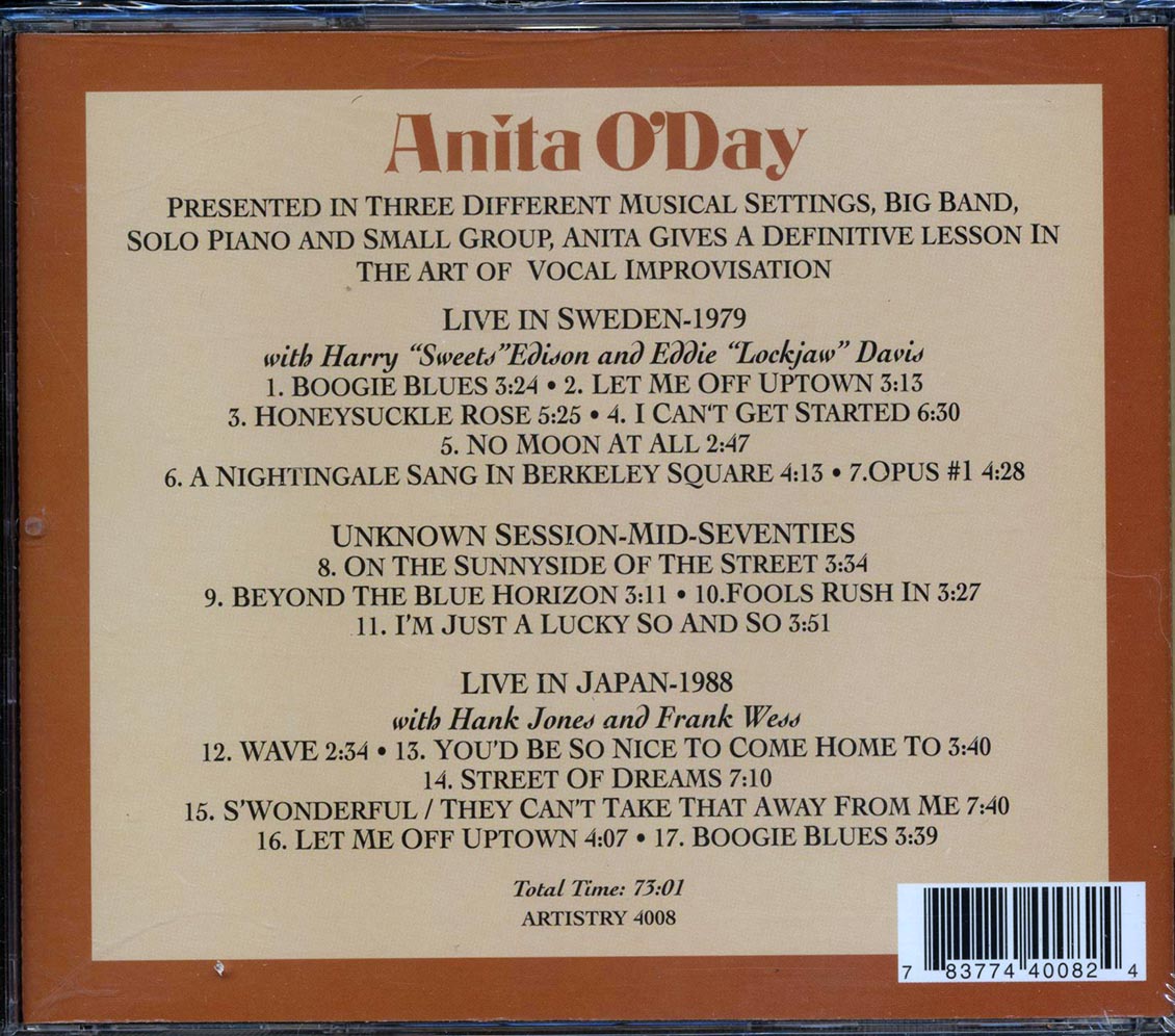 Anita O'Day - Portrait Of A Jazz Singer