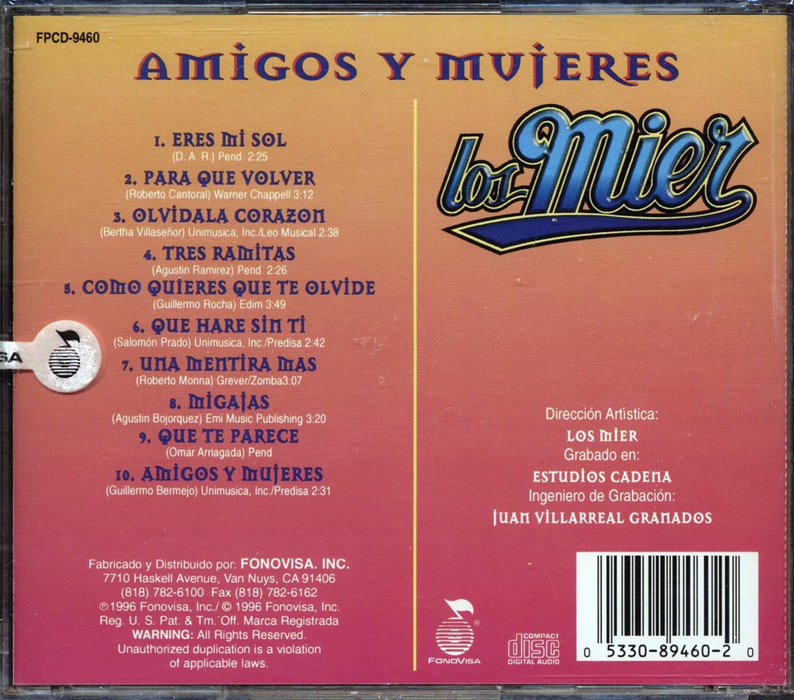 Los Mier - Amigos Y Mujeres